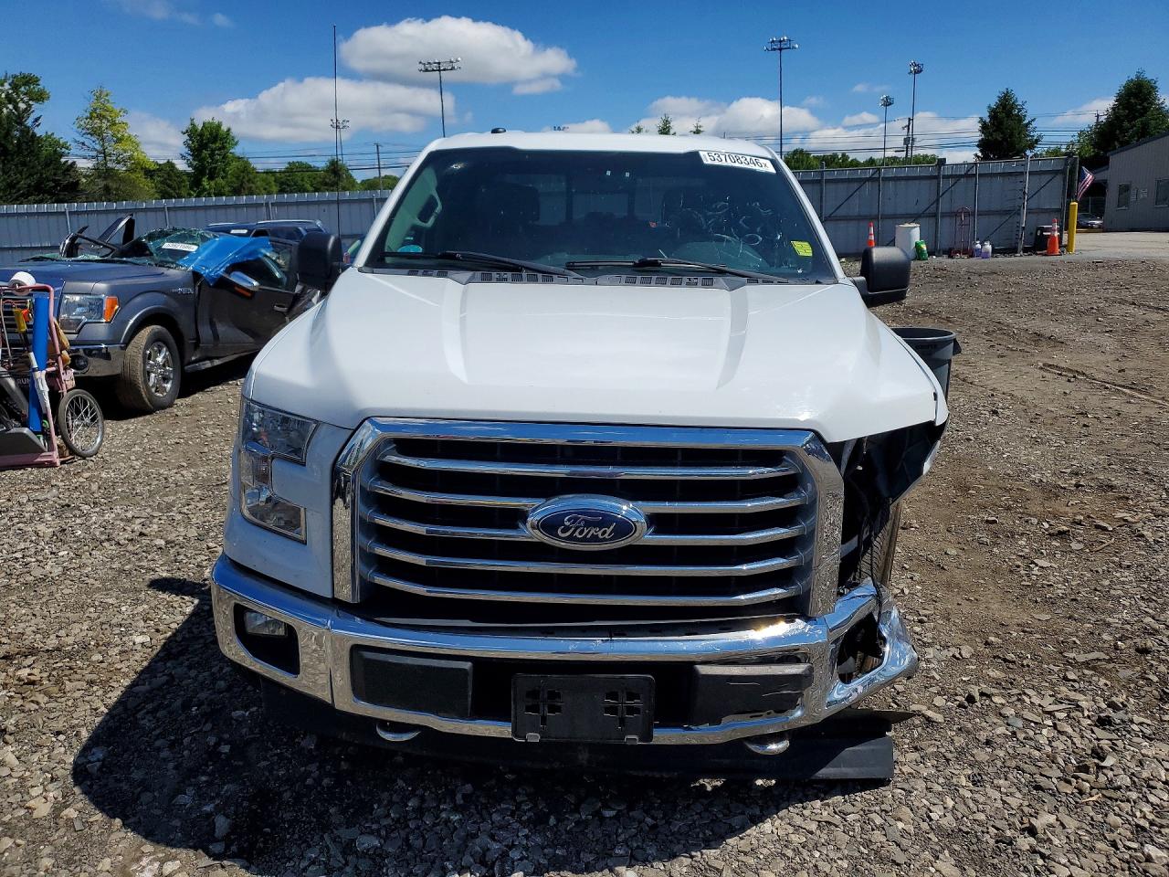 2017 Ford F150 Supercrew White vin: 1FTEW1EG2HFC38909