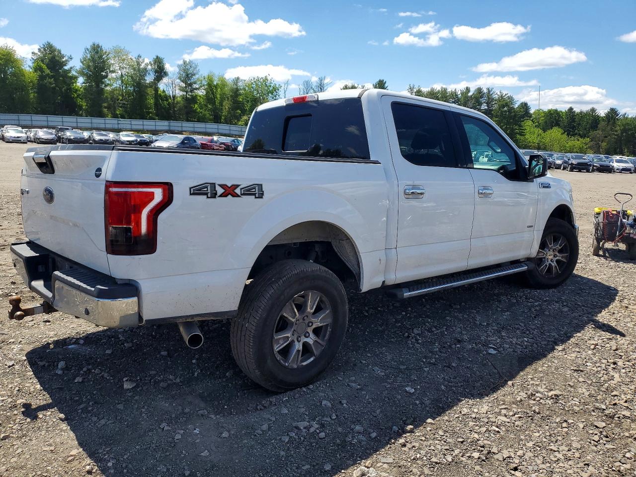 2017 Ford F150 Supercrew White vin: 1FTEW1EG2HFC38909