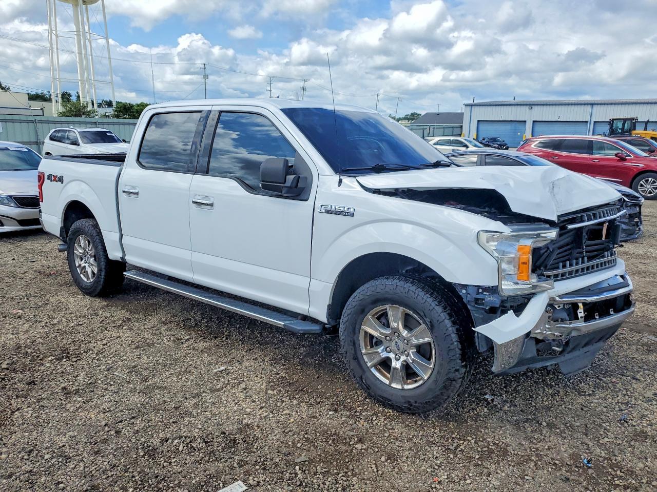 2018 Ford F150 Supercrew White vin: 1FTEW1EG2JFB81990
