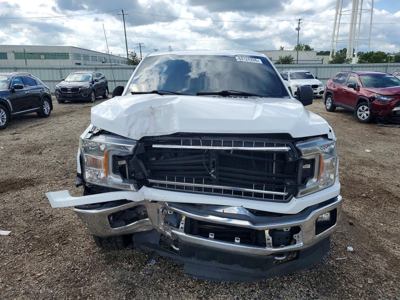 2018 Ford F150 Supercrew White vin: 1FTEW1EG2JFB81990