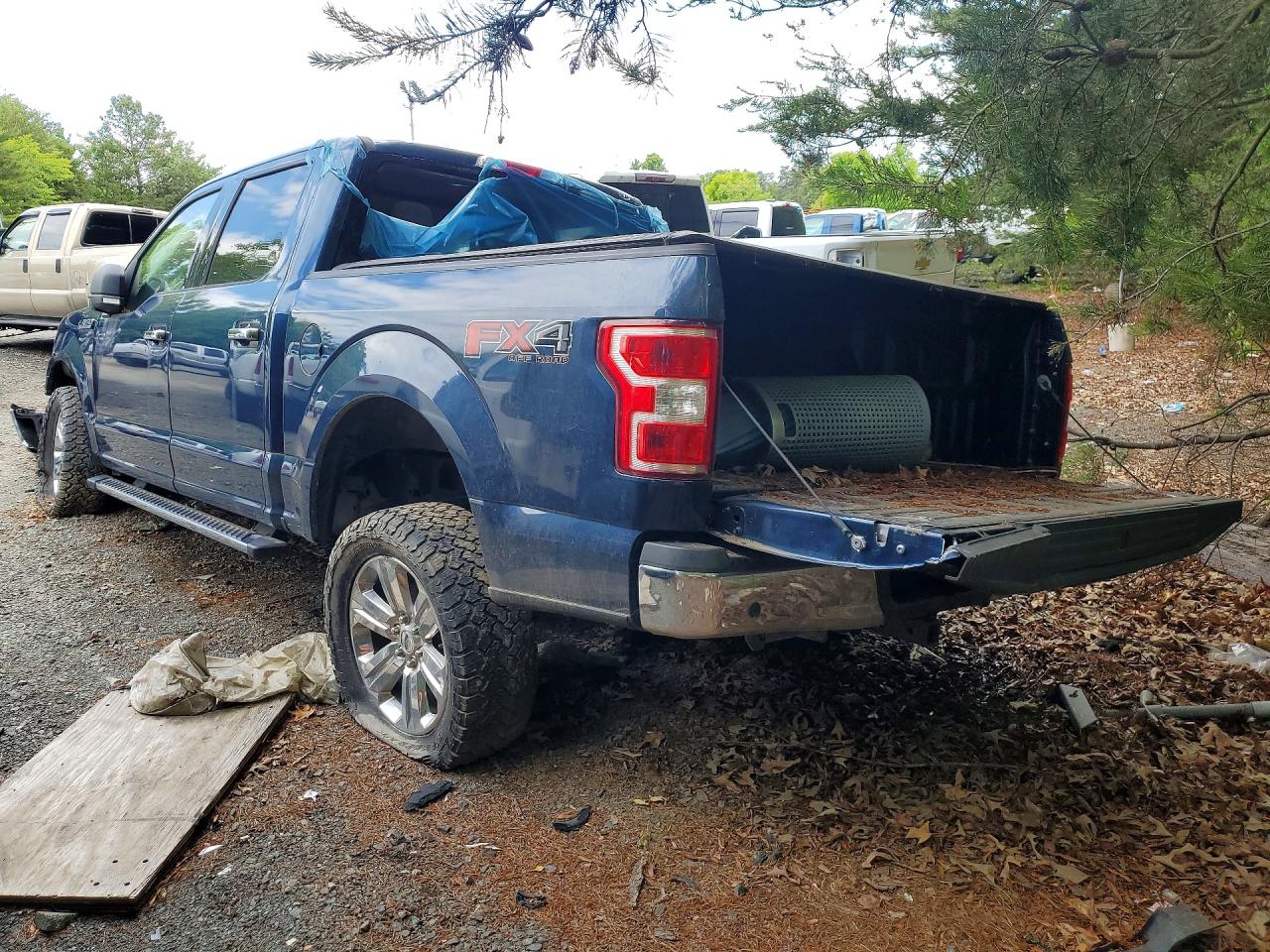 2018 Ford F150 Supercrew Blue vin: 1FTEW1EG2JFE40624
