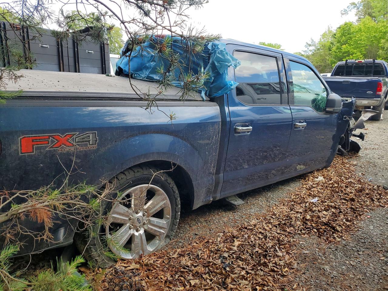 2018 Ford F150 Supercrew Blue vin: 1FTEW1EG2JFE40624