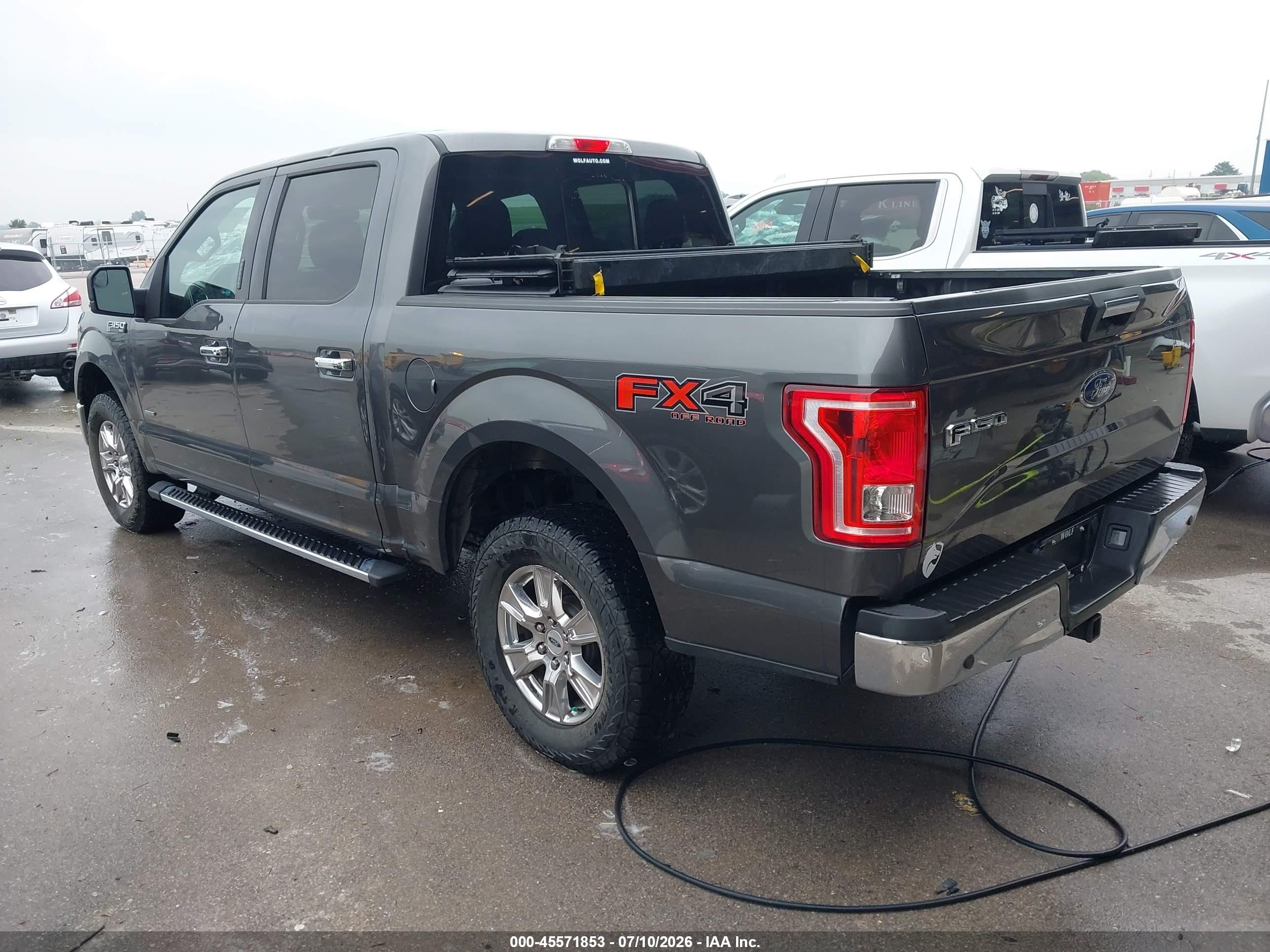 2015 Ford F-150 Xlt Серый vin: 1FTEW1EG3FFA24671
