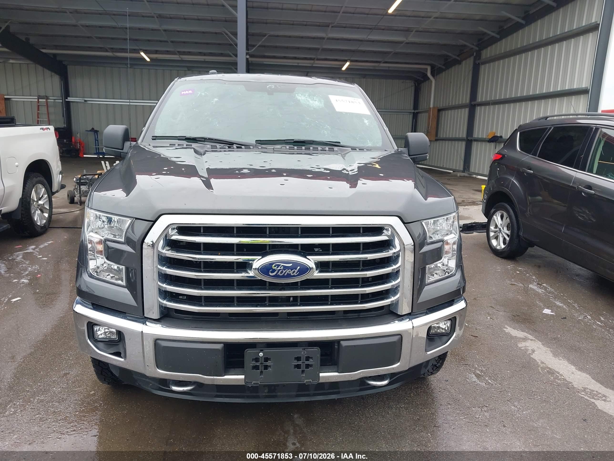 2015 Ford F-150 Xlt Серый vin: 1FTEW1EG3FFA24671