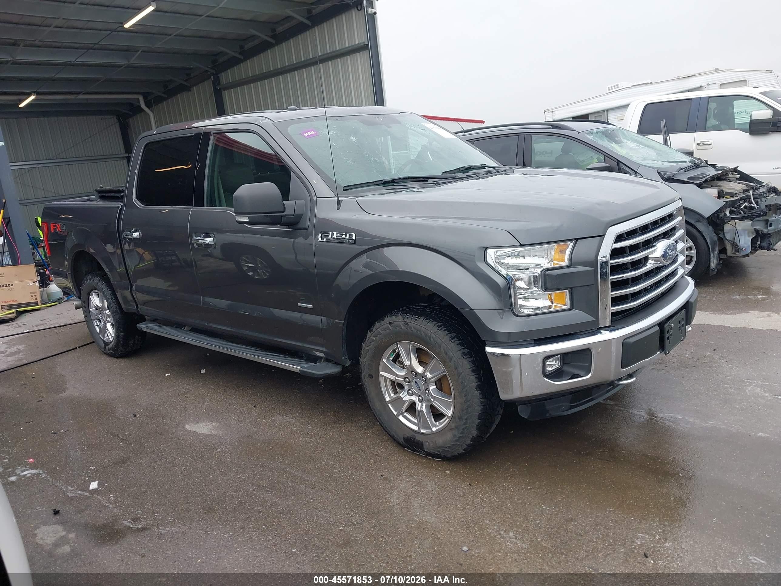 2015 Ford F-150 Xlt Gray vin: 1FTEW1EG3FFA24671