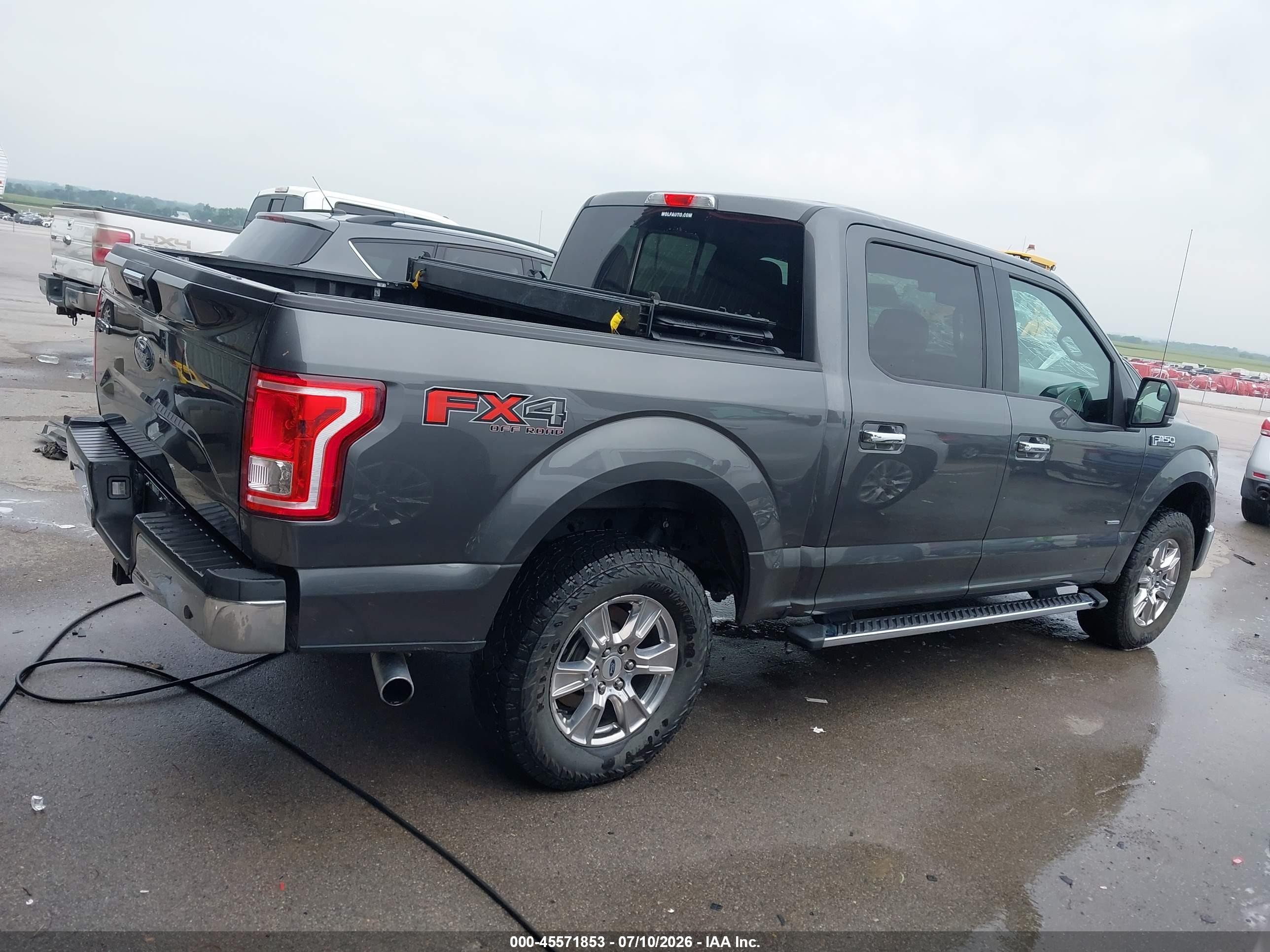 2015 Ford F-150 Xlt Серый vin: 1FTEW1EG3FFA24671