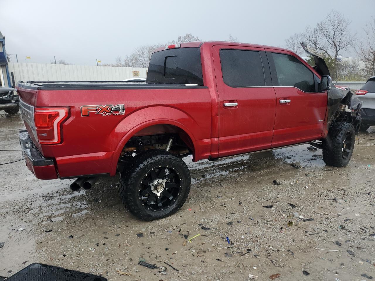 2015 Ford F150 Supercrew Burgundy vin: 1FTEW1EG3FFA53684