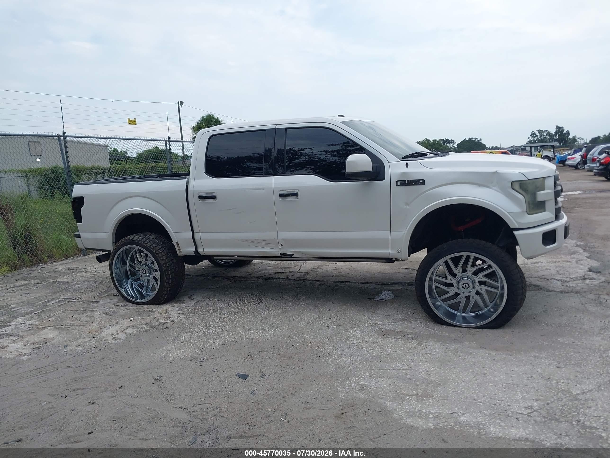 2015 Ford F-150 Platinum White vin: 1FTEW1EG3FFA67746