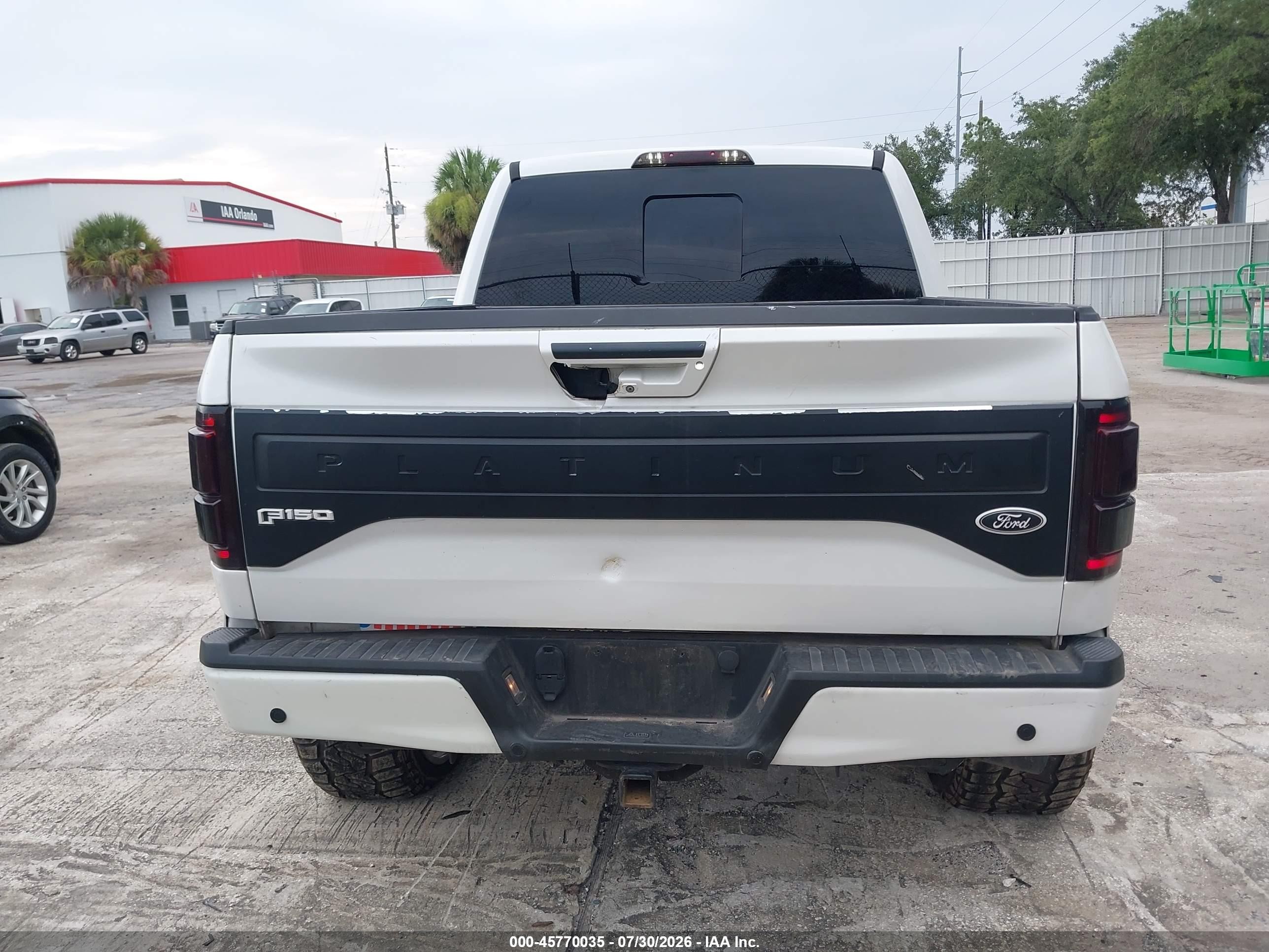 2015 Ford F-150 Platinum White vin: 1FTEW1EG3FFA67746