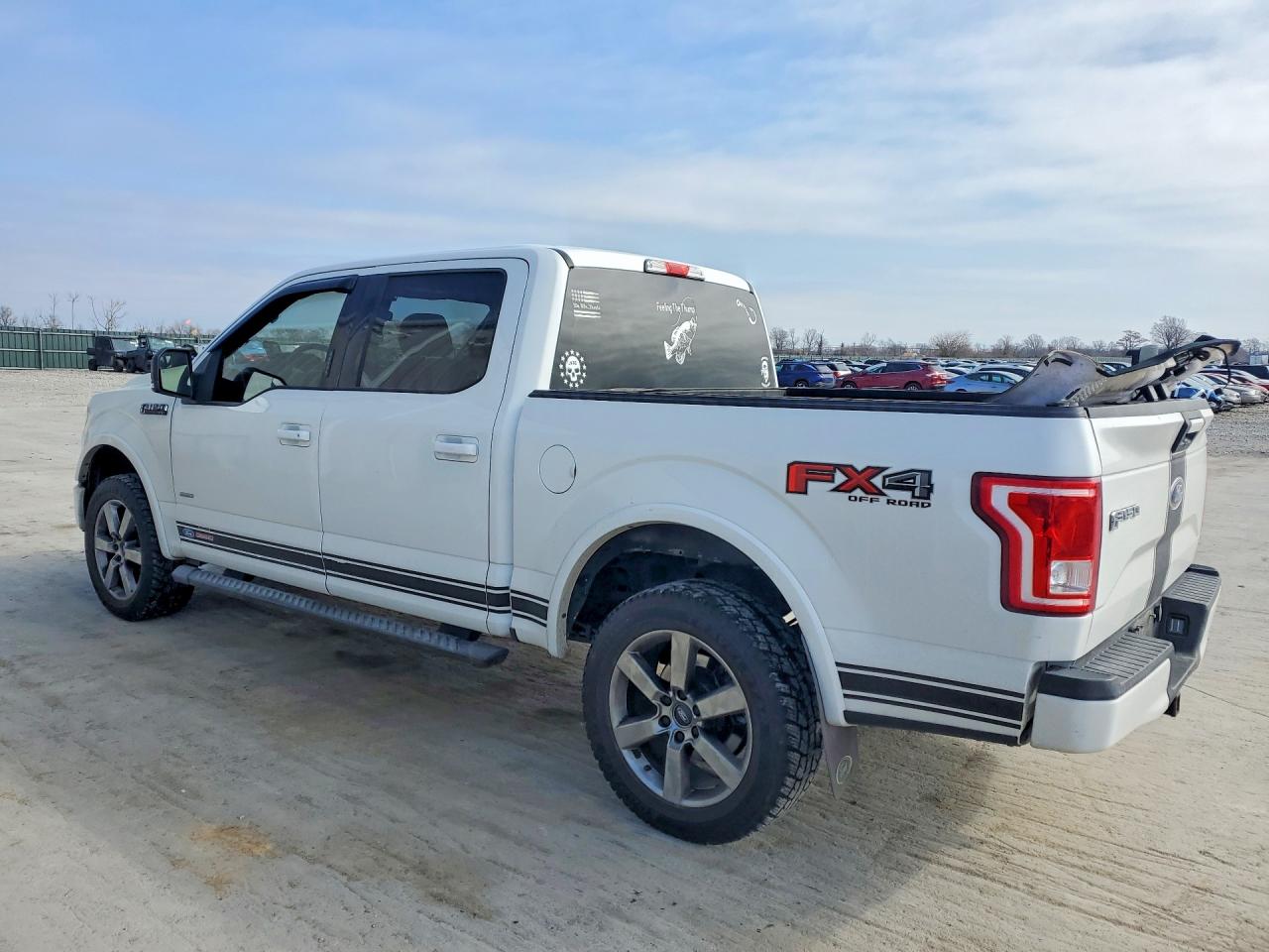 2015 Ford F 150 White vin: 1FTEW1EG3FFB26455