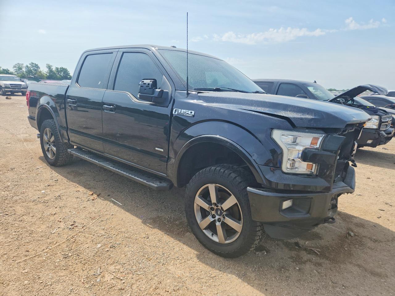 2015 Ford F150 Supercrew Black vin: 1FTEW1EG3FFB81309