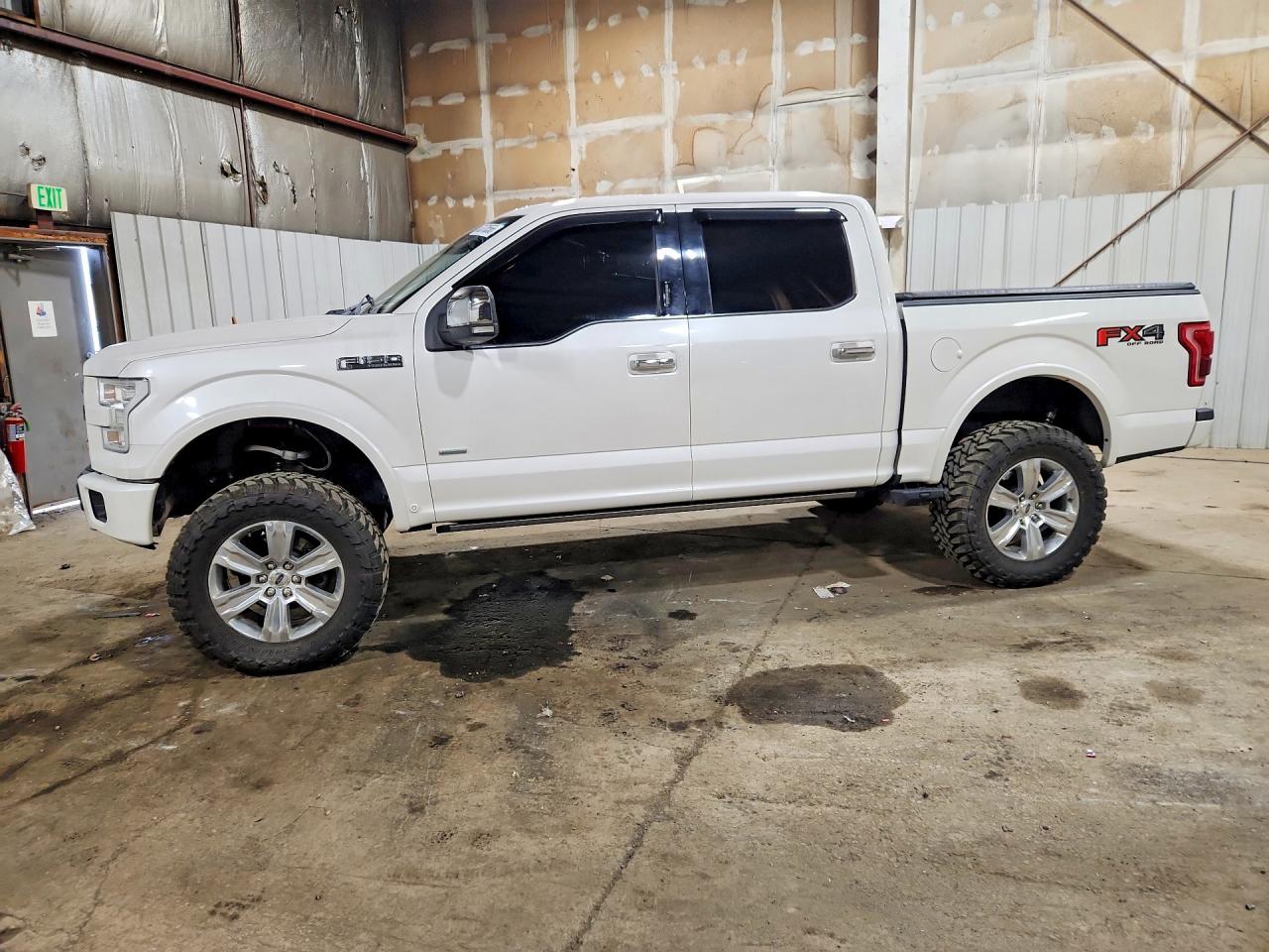 2015 Ford F150 Supercrew White vin: 1FTEW1EG3FFB86719