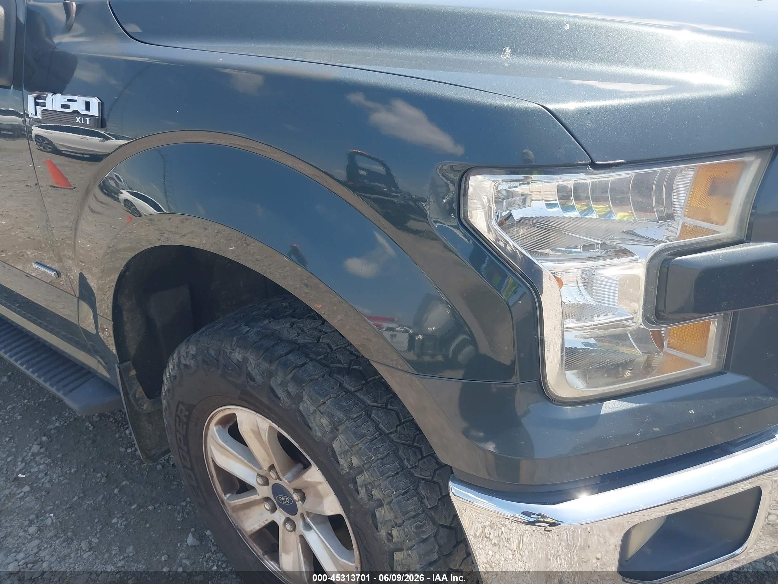 2015 Ford F-150 Xlt Green vin: 1FTEW1EG3FFC09707