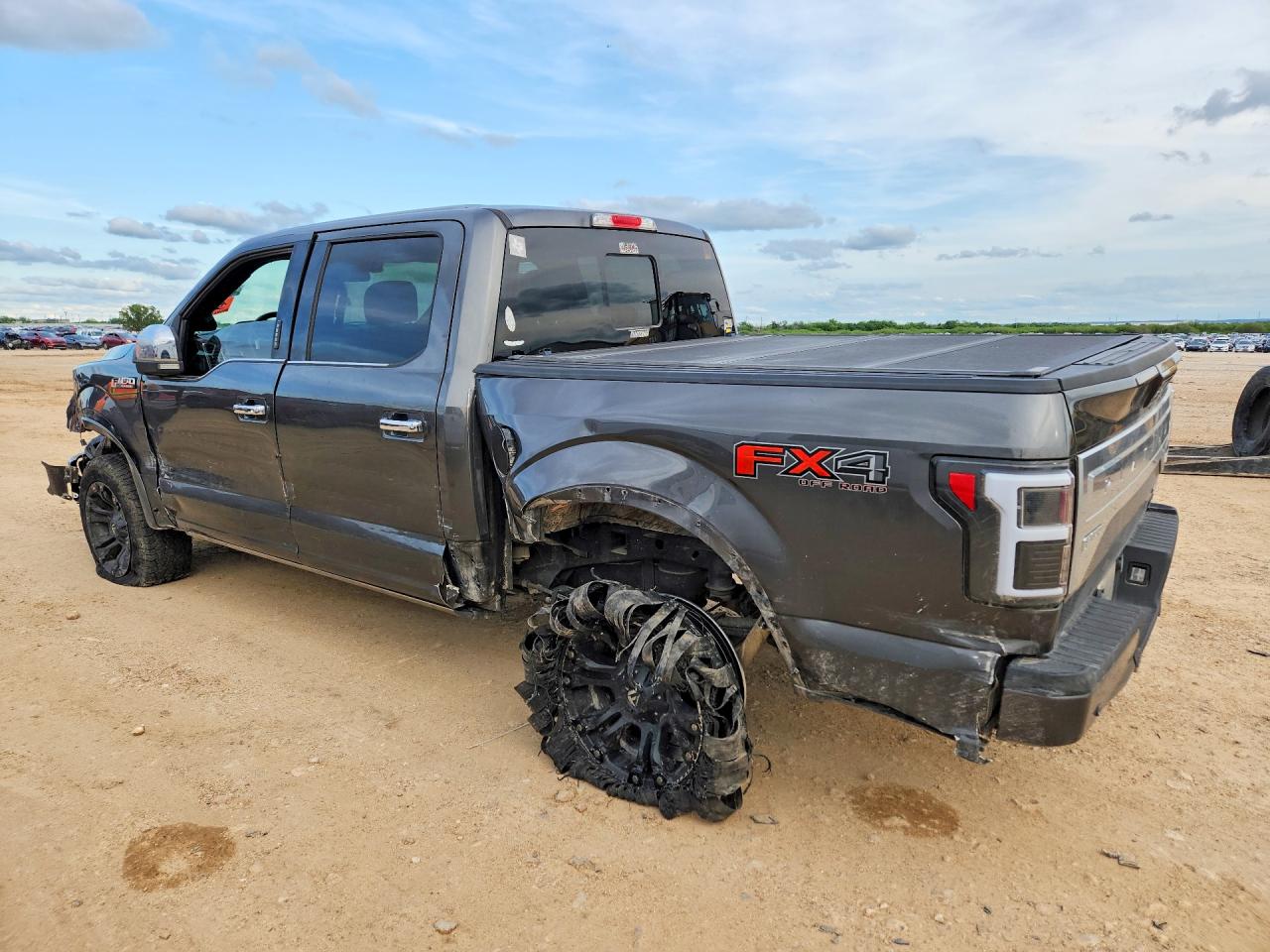 2015 Ford F150 Supercrew Gray vin: 1FTEW1EG3FFC52640