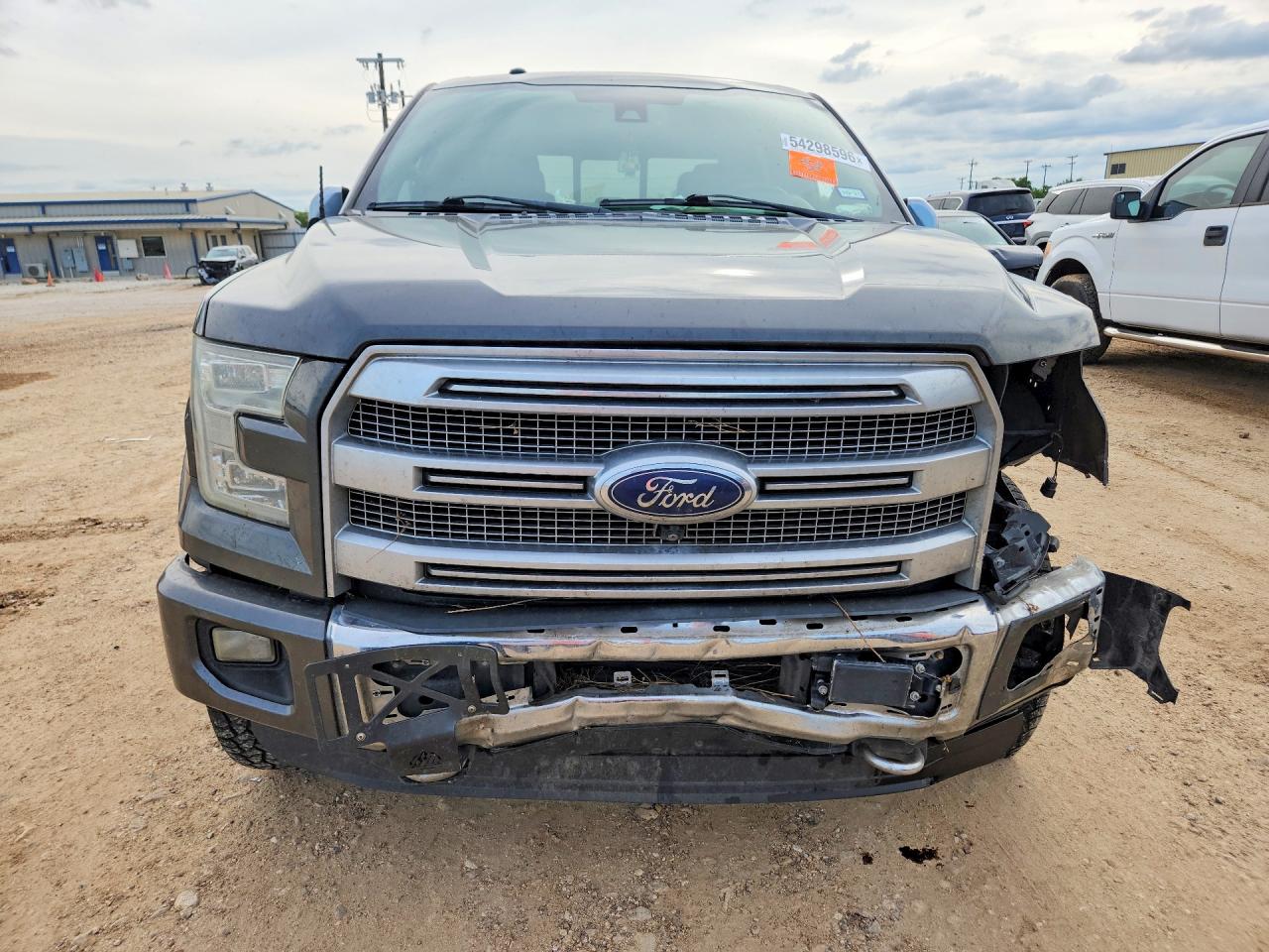 2015 Ford F150 Supercrew Gray vin: 1FTEW1EG3FFC52640