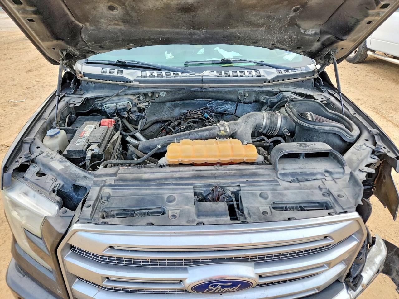 2015 Ford F150 Supercrew Gray vin: 1FTEW1EG3FFC52640