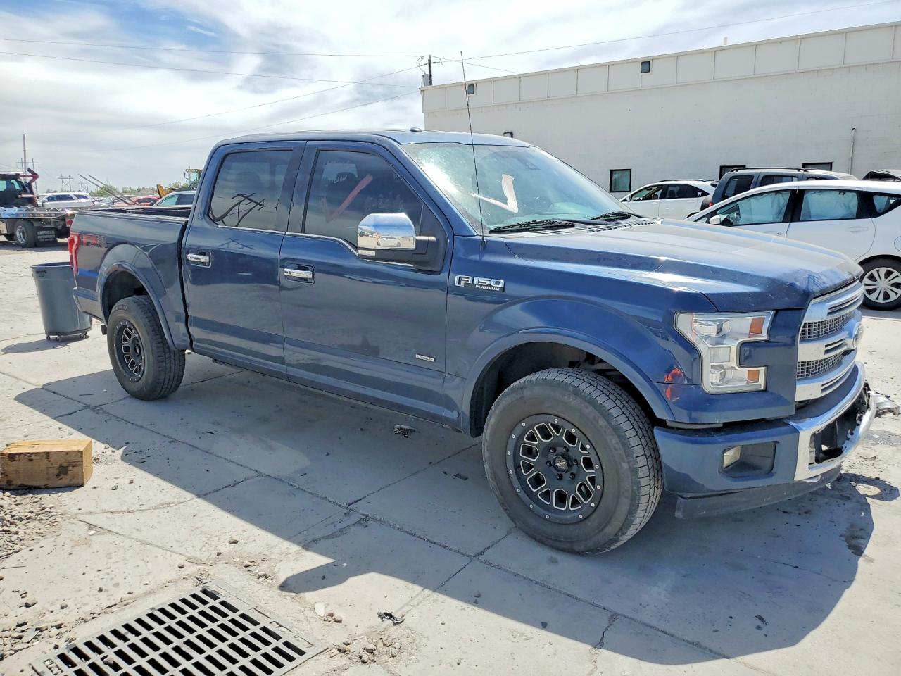 2015 Ford F150 Supercrew Blue vin: 1FTEW1EG3FFC53397