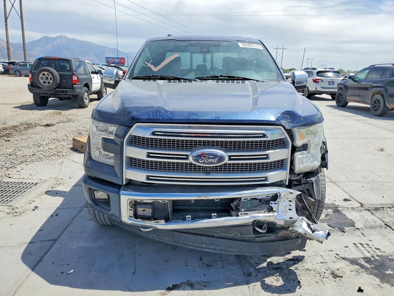 2015 Ford F150 Supercrew Blue vin: 1FTEW1EG3FFC53397
