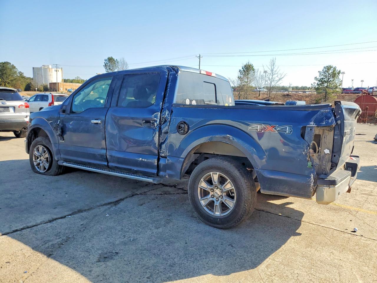 2015 Ford F150 Supercrew Blue vin: 1FTEW1EG3FFC68417