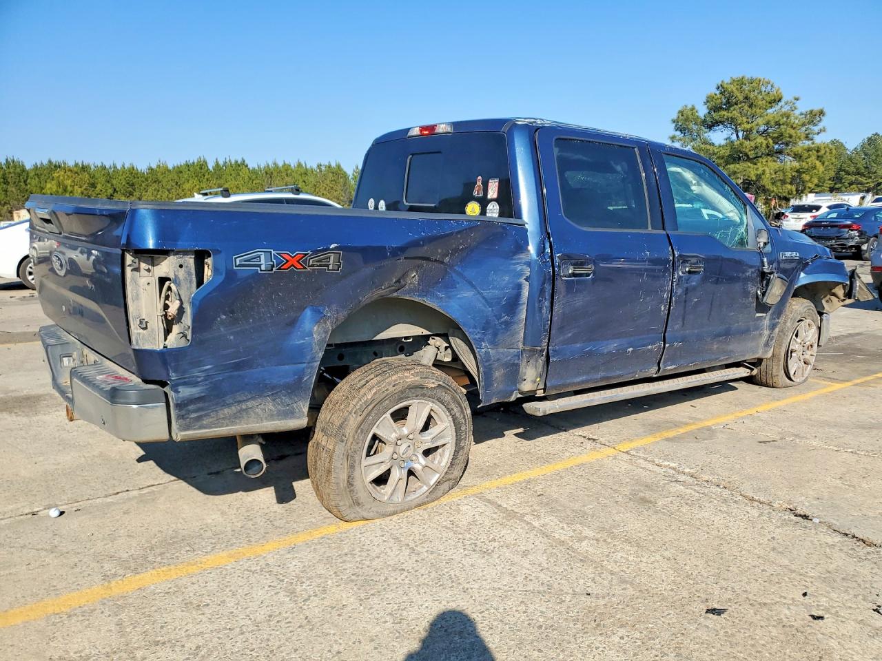 2015 Ford F150 Supercrew Blue vin: 1FTEW1EG3FFC68417
