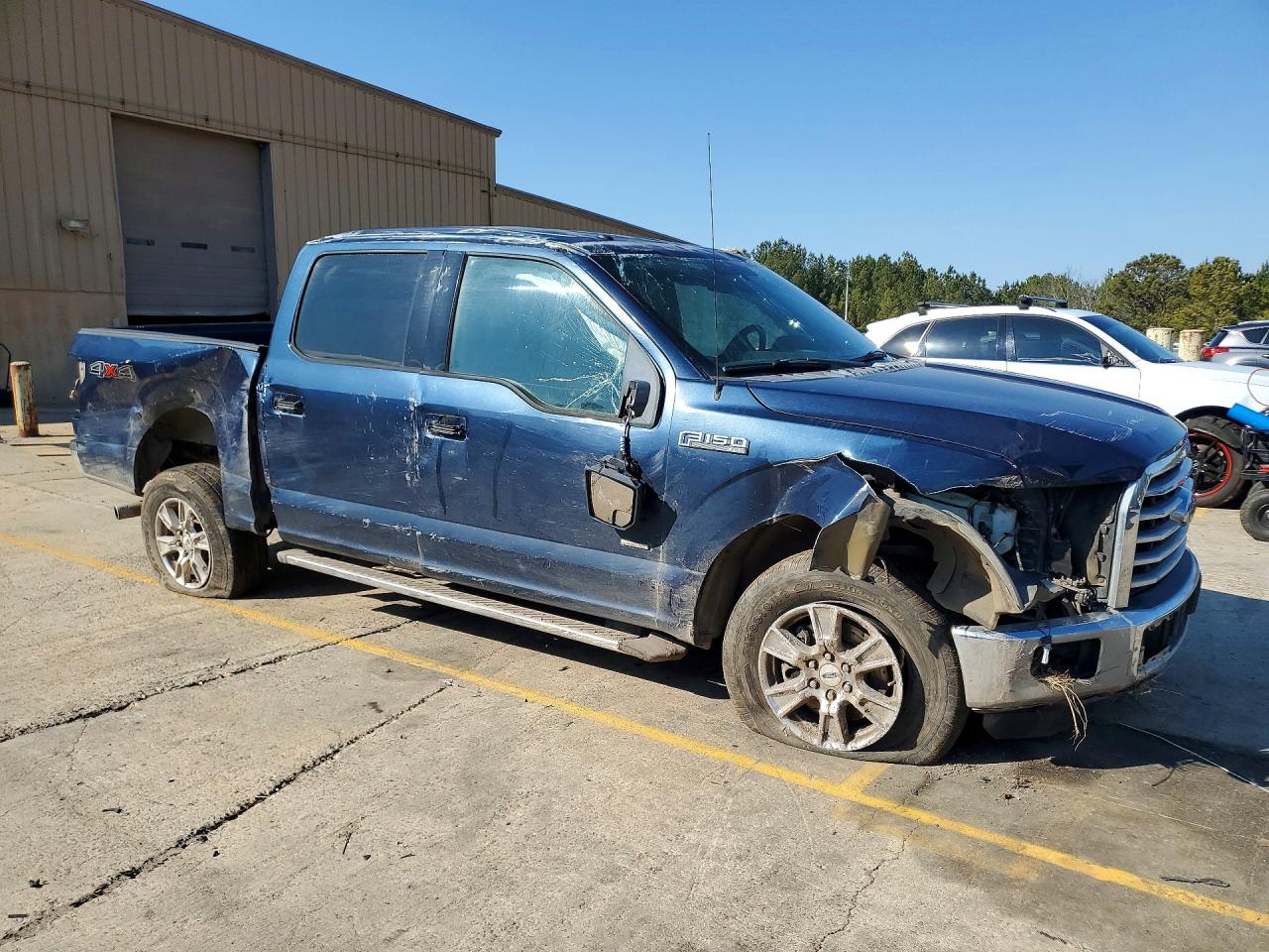 2015 Ford F150 Supercrew Blue vin: 1FTEW1EG3FFC68417