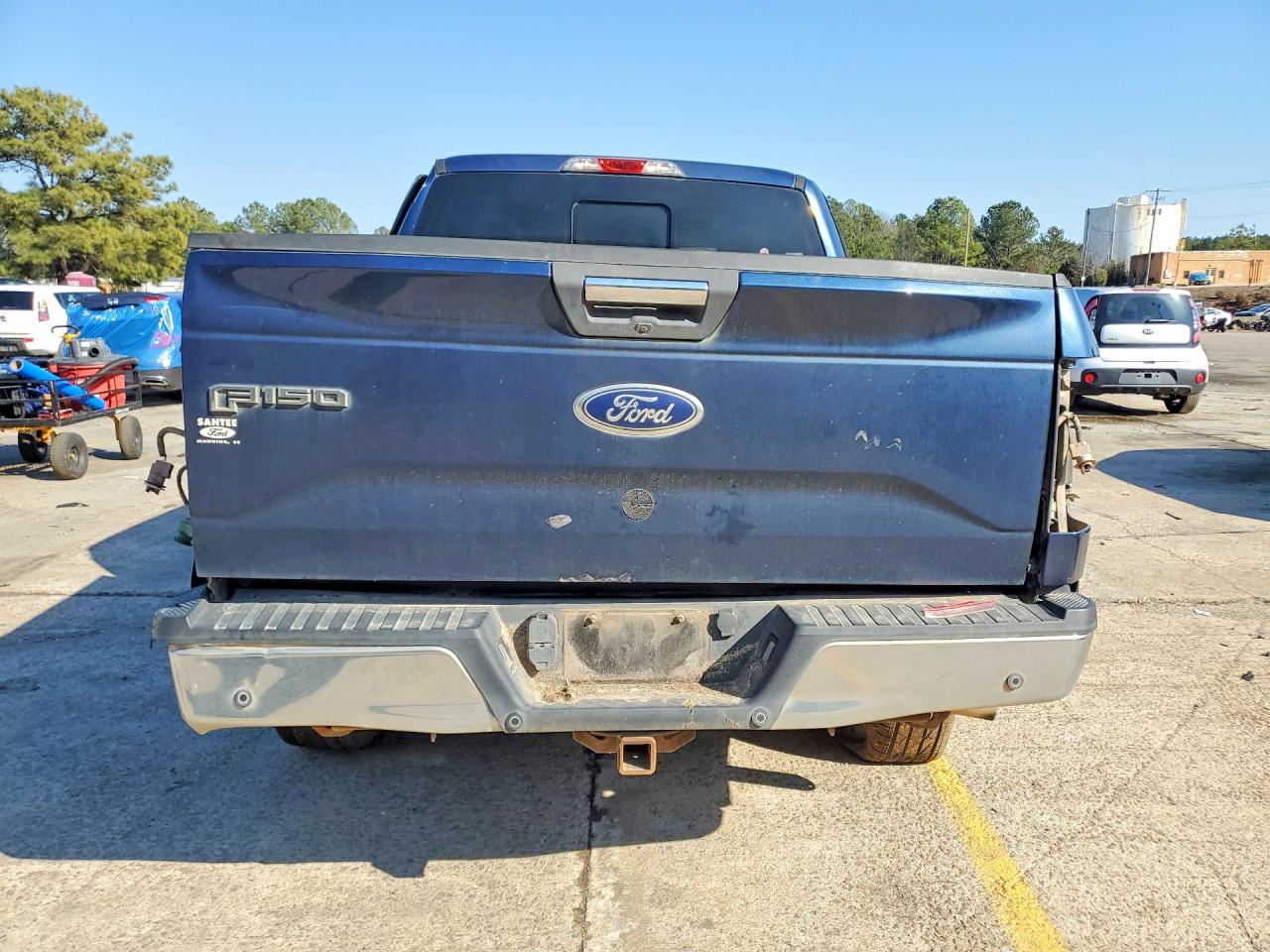 2015 Ford F150 Supercrew Blue vin: 1FTEW1EG3FFC68417