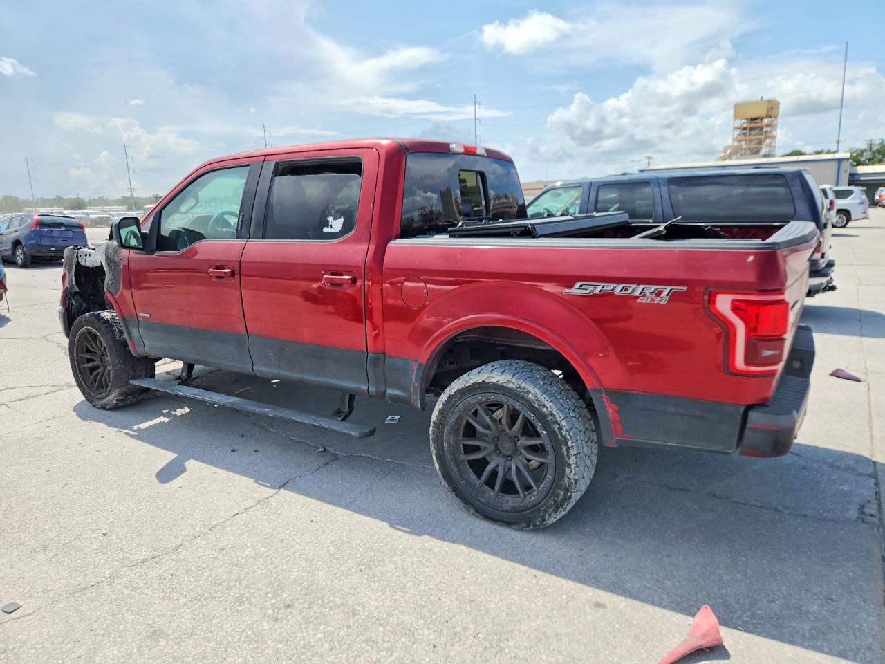 2015 Ford F150 Supercrew Красный vin: 1FTEW1EG3FKD30146
