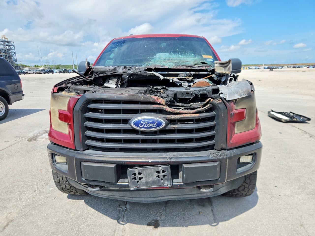 2015 Ford F150 Supercrew Красный vin: 1FTEW1EG3FKD30146