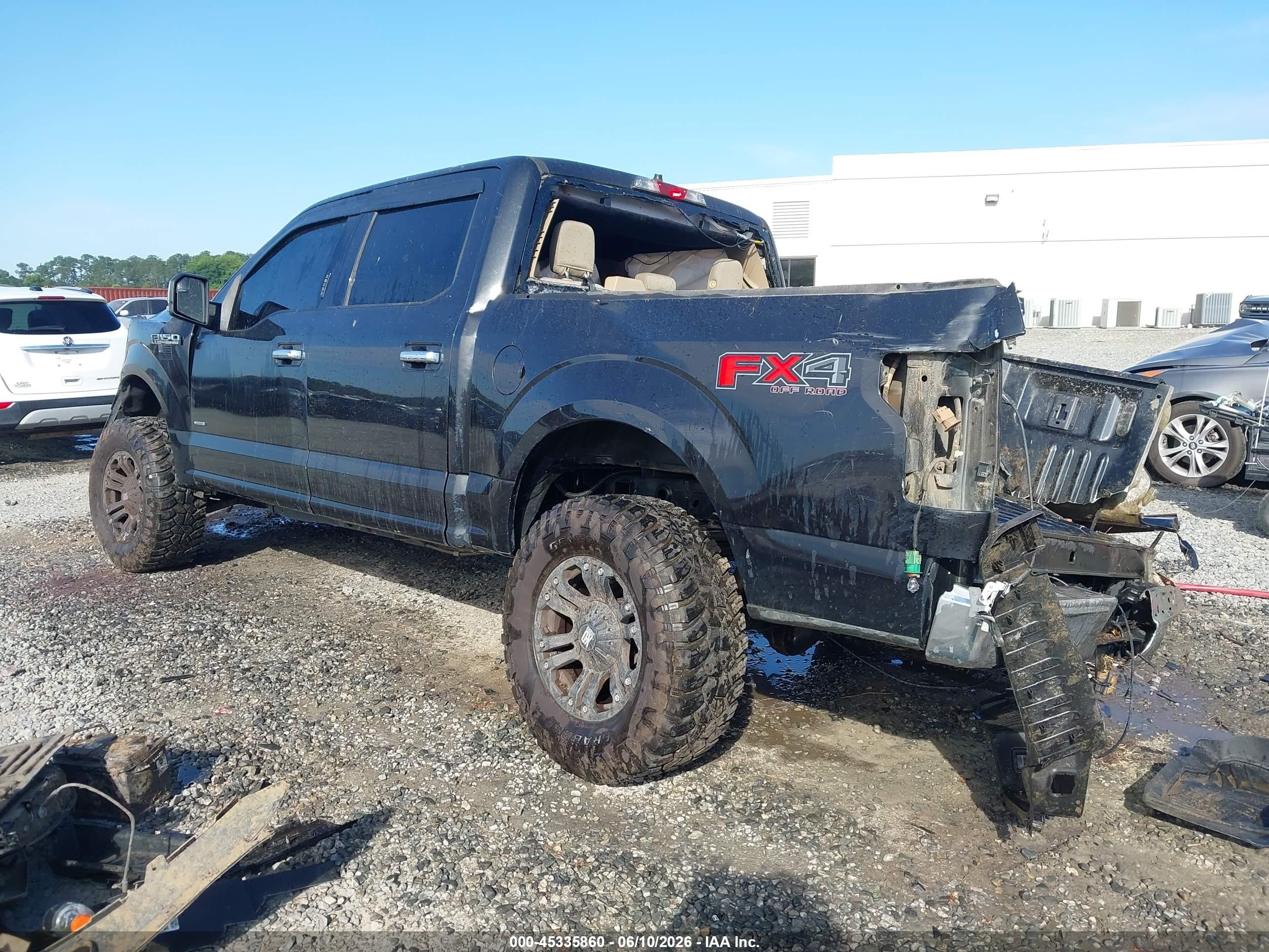 2015 Ford F-150 Xlt Black vin: 1FTEW1EG3FKD70470