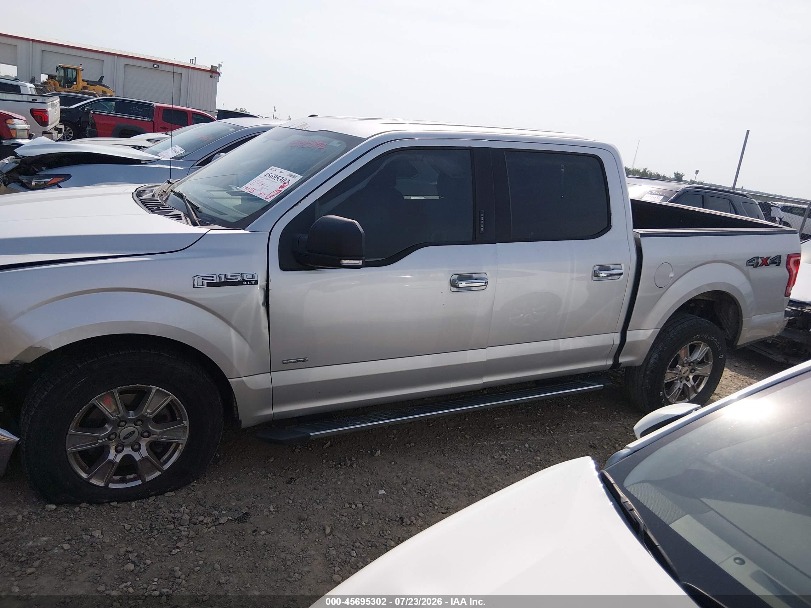 2015 Ford F-150 Xlt Silver vin: 1FTEW1EG3FKD78651