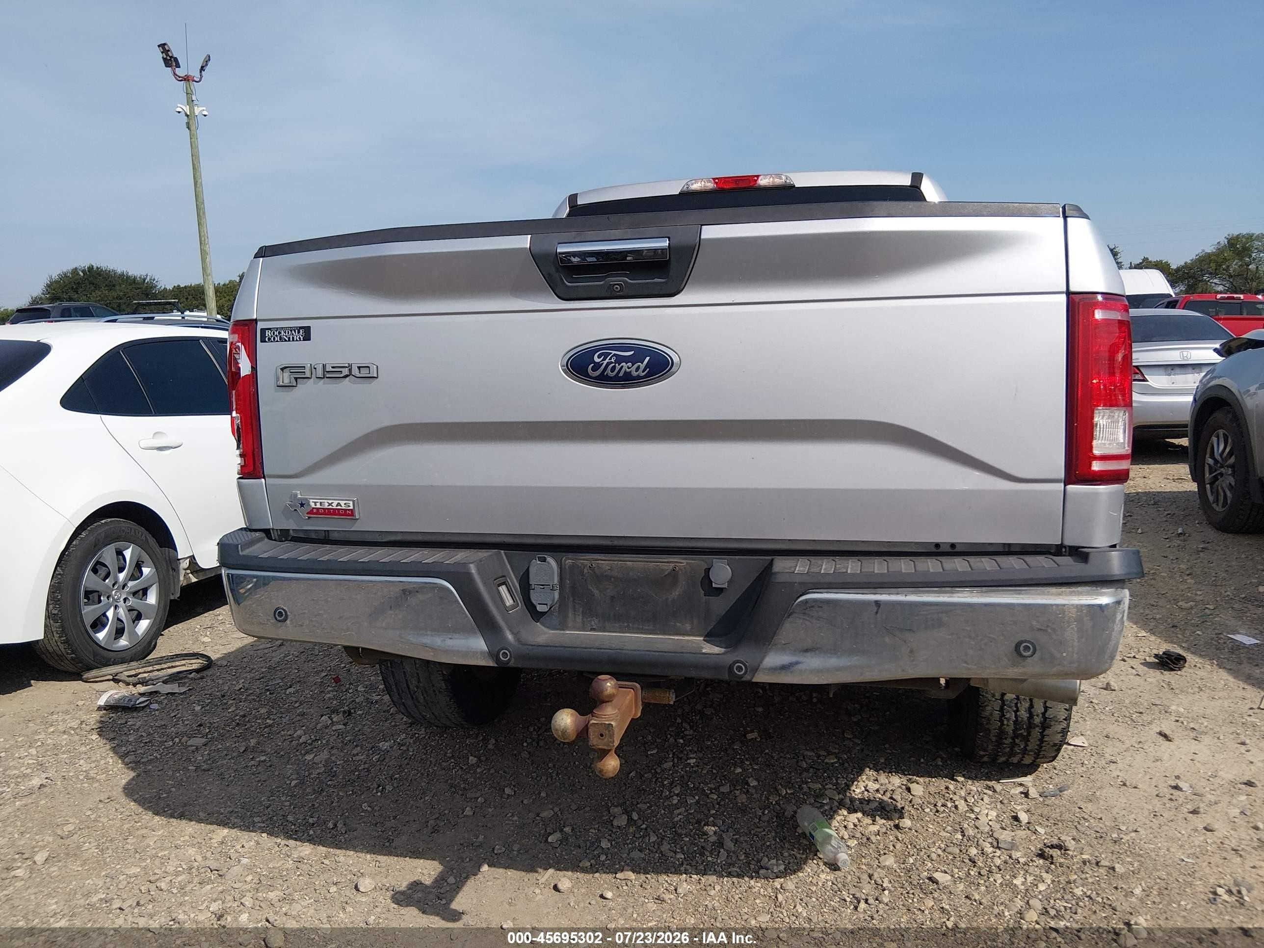 2015 Ford F-150 Xlt Silver vin: 1FTEW1EG3FKD78651