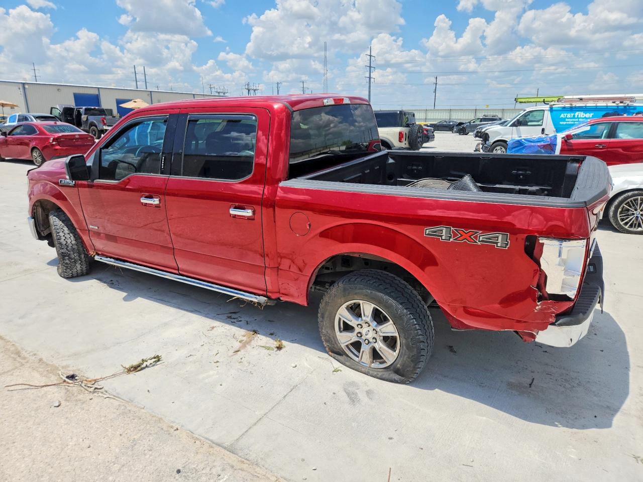 2015 Ford F150 Supercrew Бордовый vin: 1FTEW1EG3FKE60671