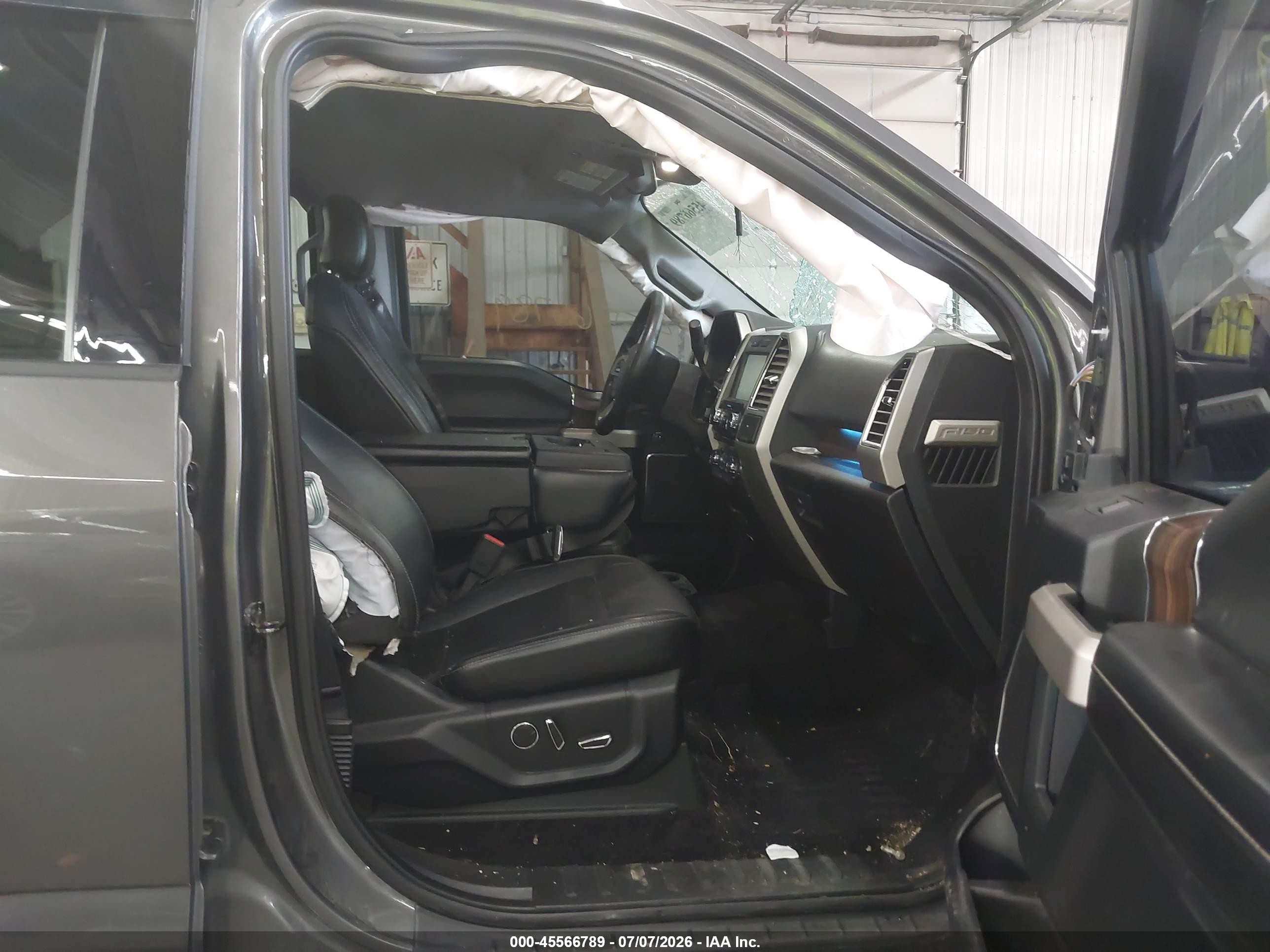 2015 Ford F-150 Lariat Gray vin: 1FTEW1EG3FKE69435