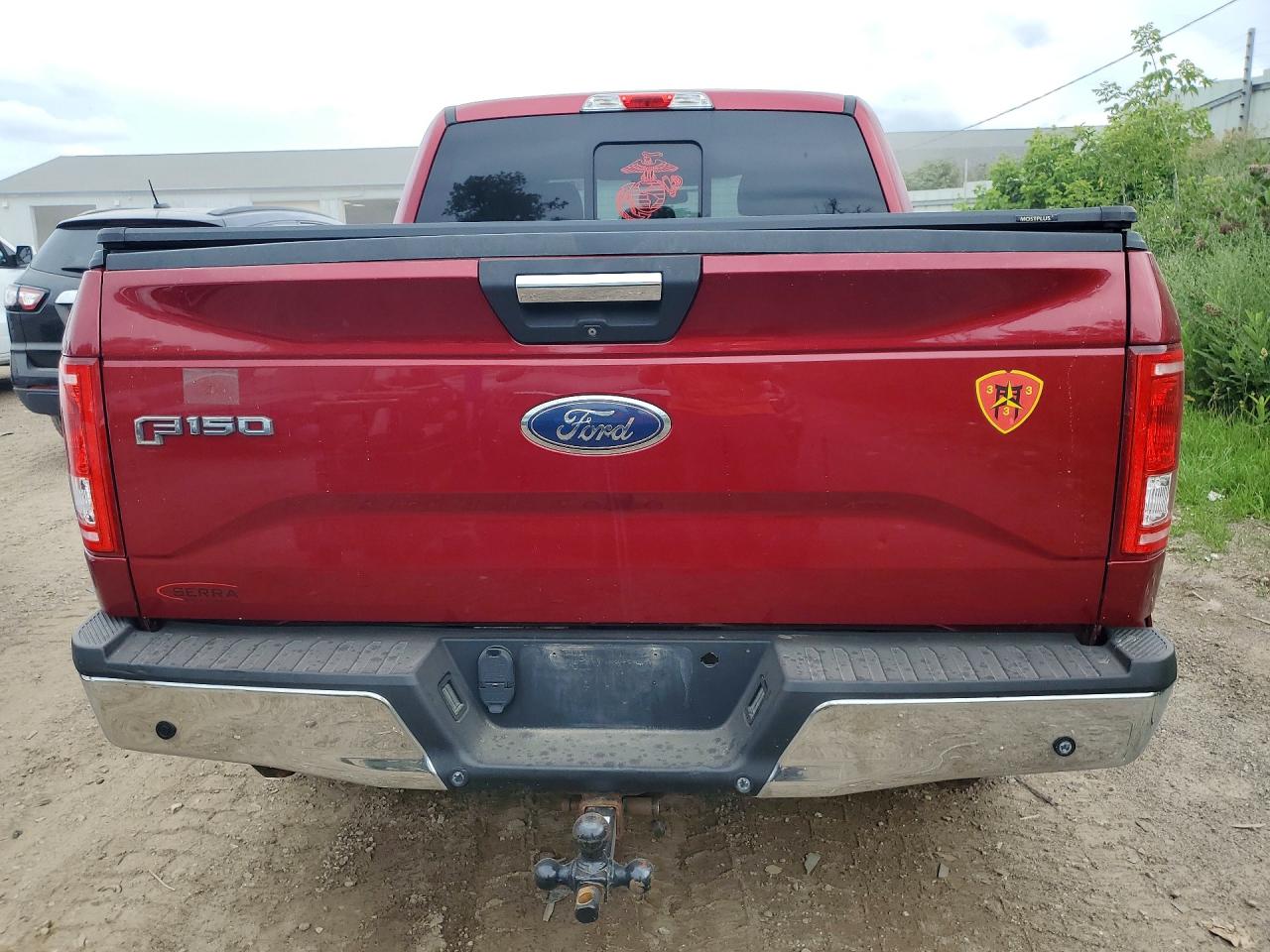 2015 Ford F150 Supercrew Red vin: 1FTEW1EG4FFA09693