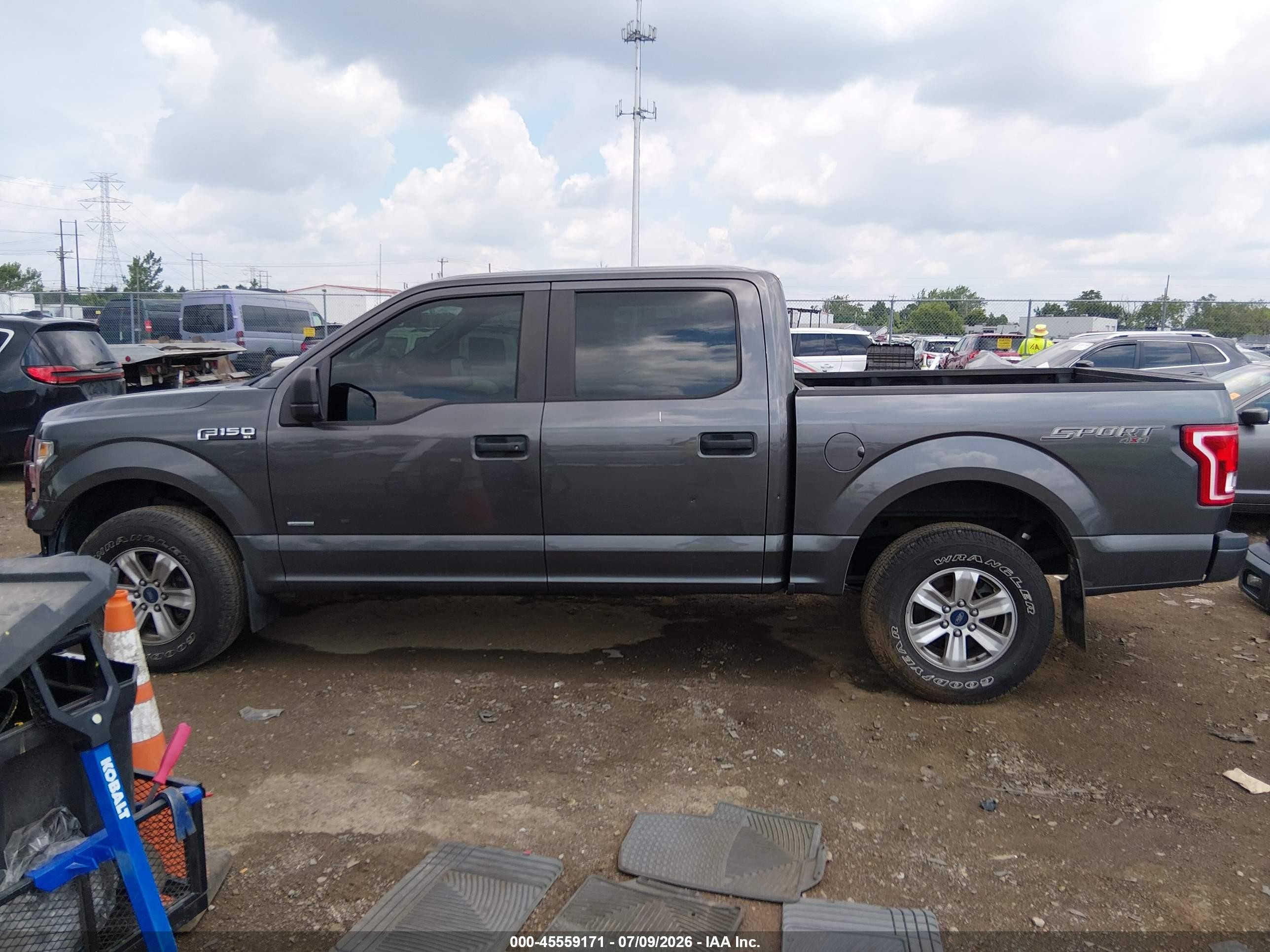 2015 Ford F-150 Xl Gray vin: 1FTEW1EG4FFA23576