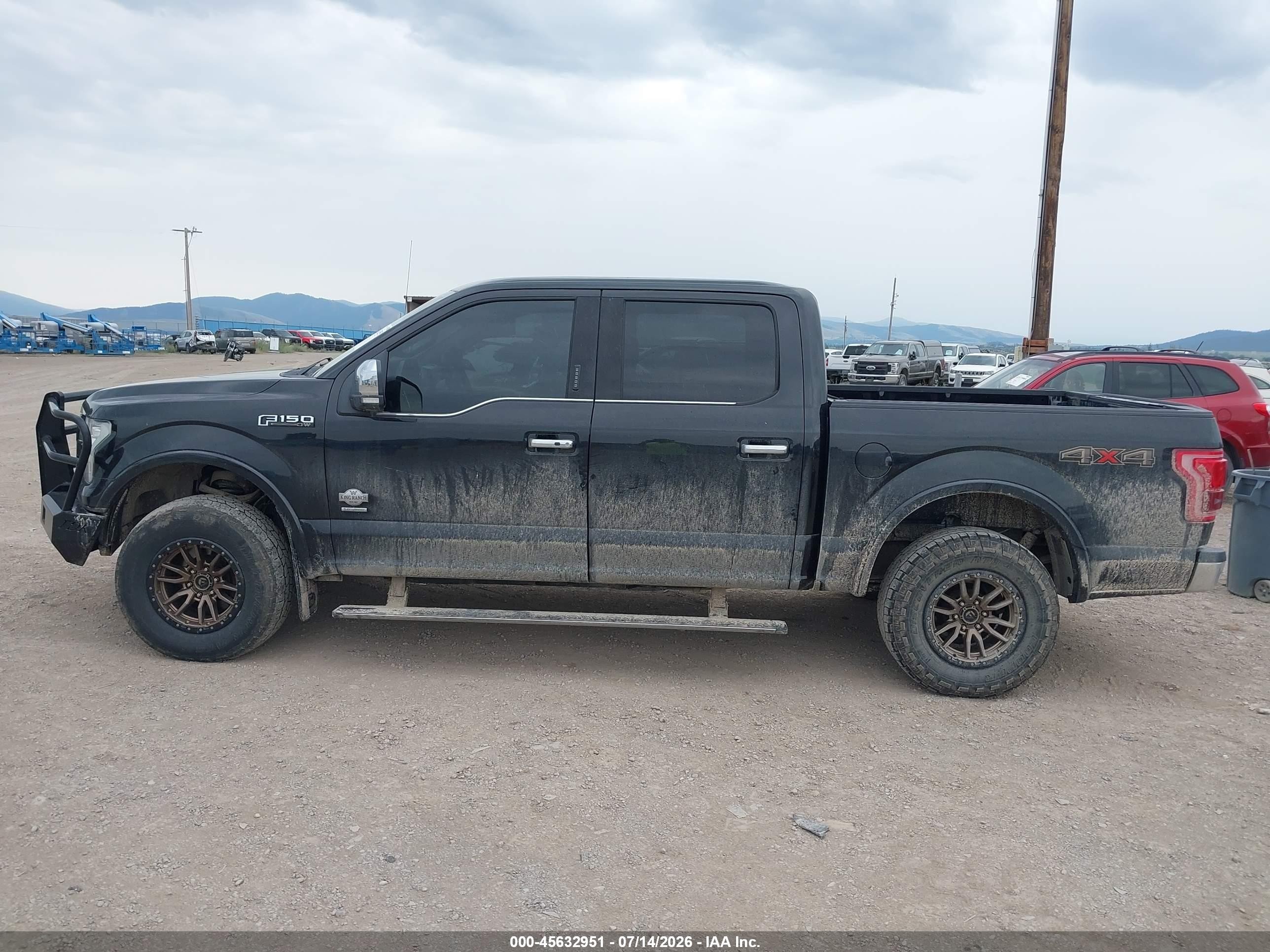 2015 Ford F-150 King Ranch Black vin: 1FTEW1EG4FFA63818
