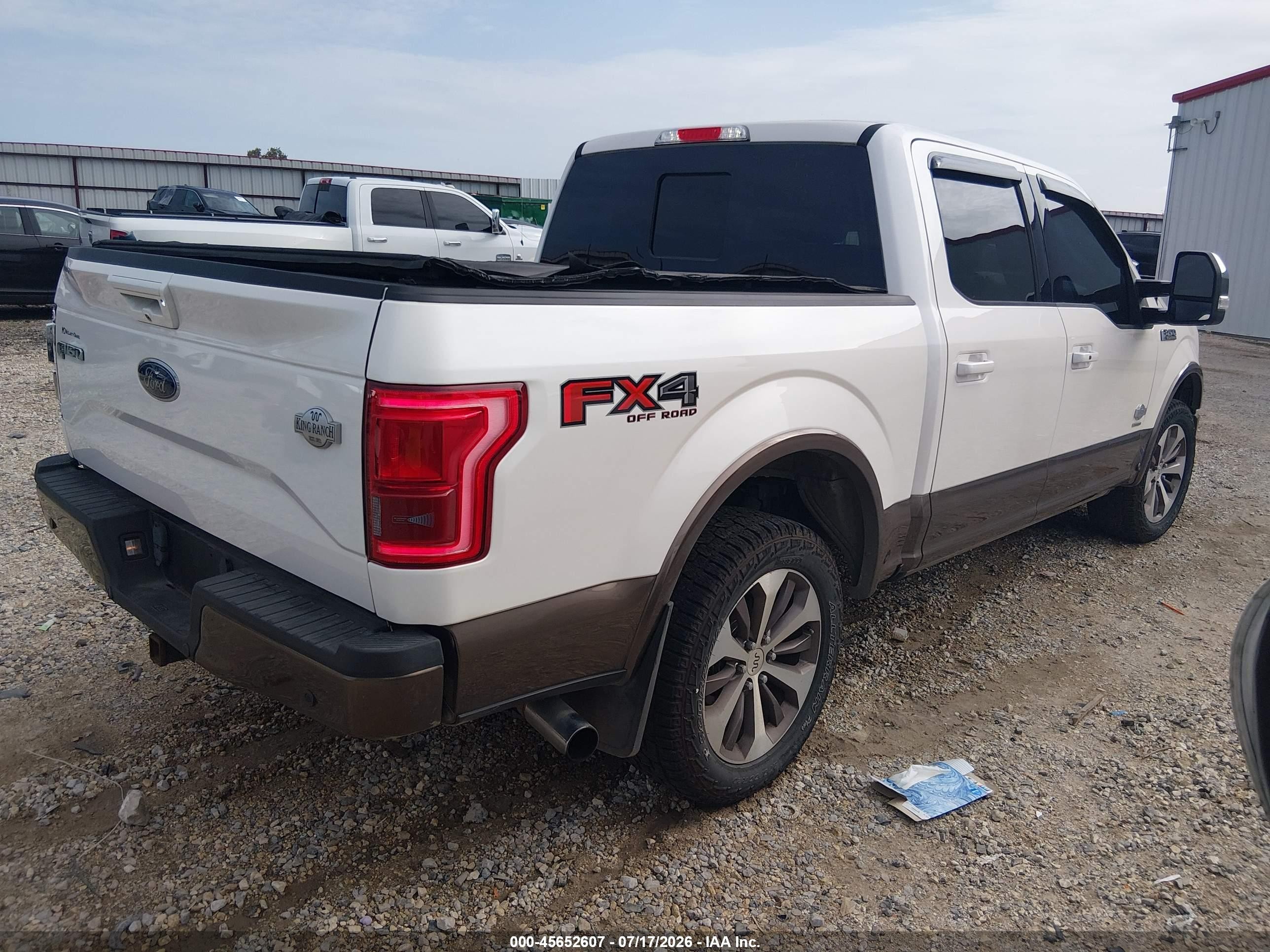 2015 Ford F-150 King Ranch Белый vin: 1FTEW1EG4FFB04898