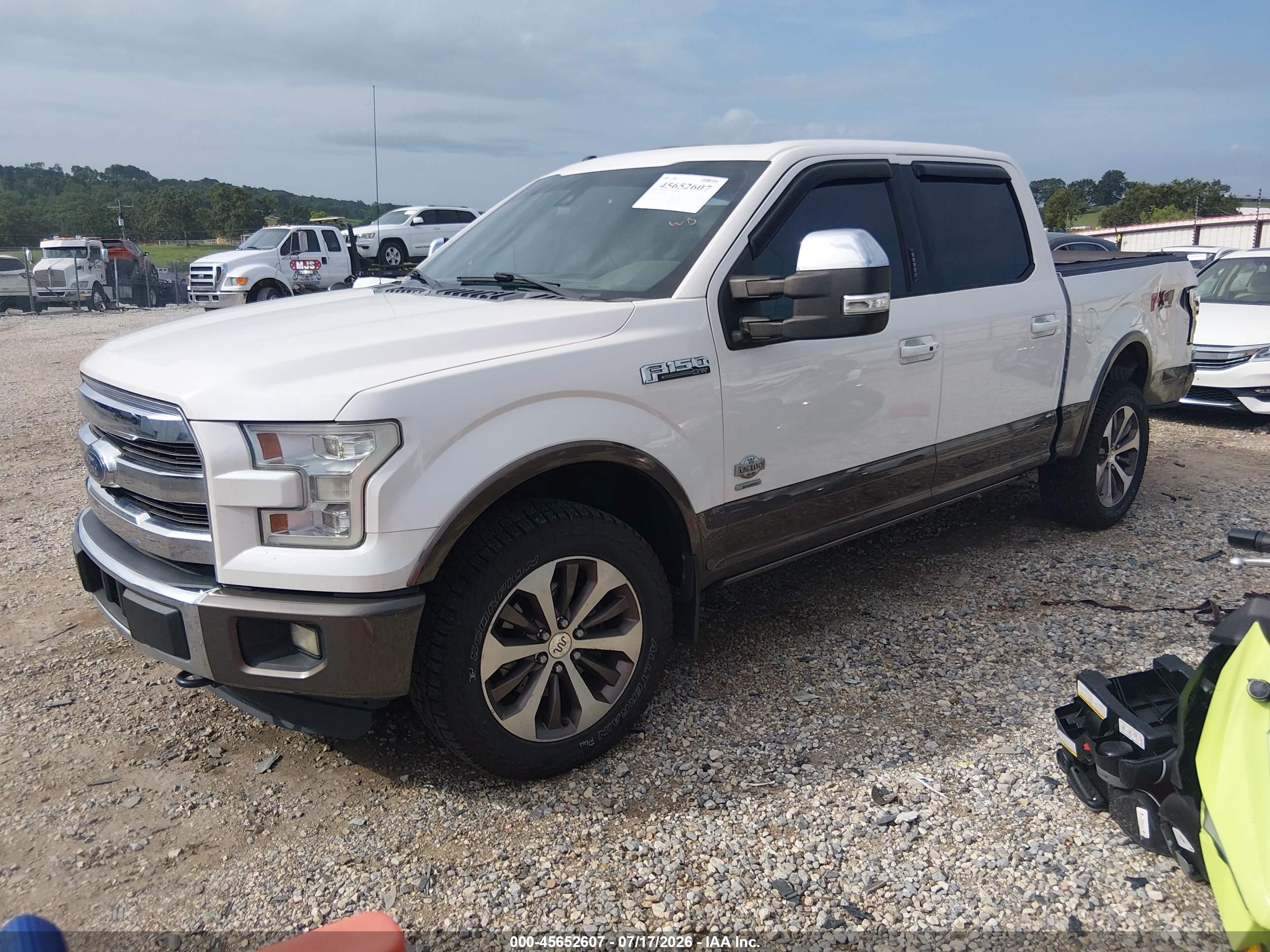 2015 Ford F-150 King Ranch Белый vin: 1FTEW1EG4FFB04898