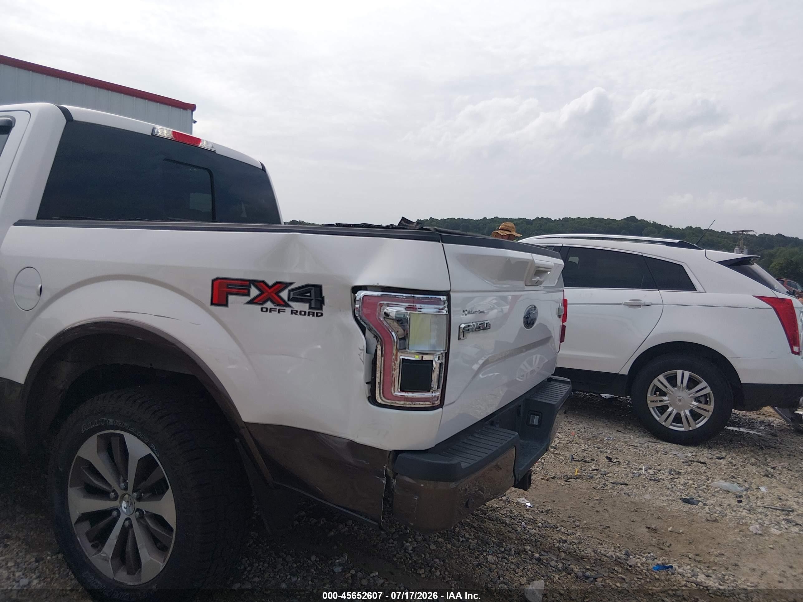 2015 Ford F-150 King Ranch Белый vin: 1FTEW1EG4FFB04898