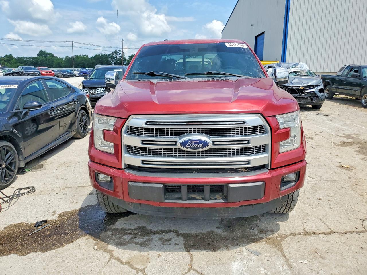 2015 Ford F150 Supercrew Red vin: 1FTEW1EG4FFB48206