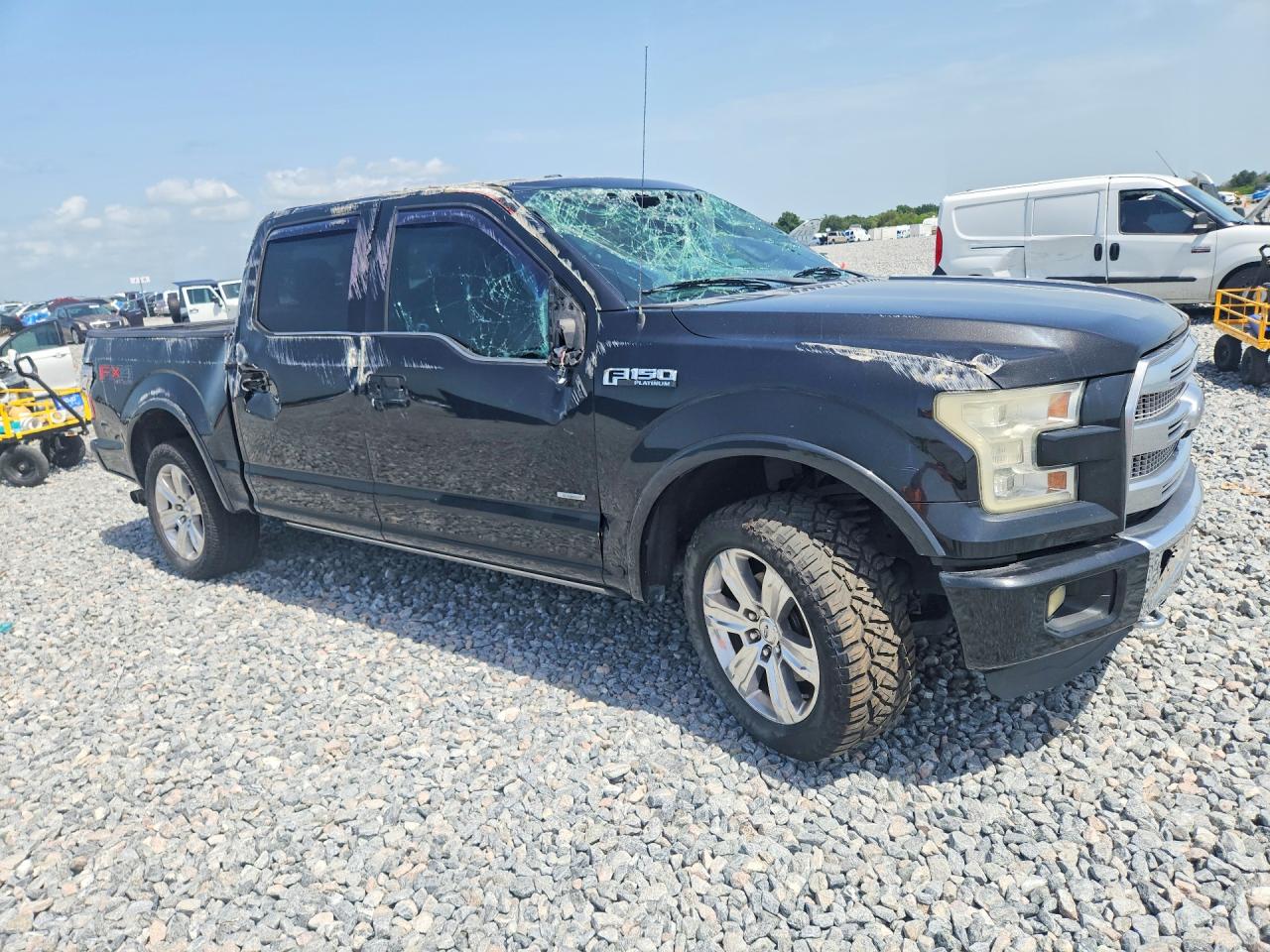 2015 Ford F150 Supercrew Black vin: 1FTEW1EG4FFB90097