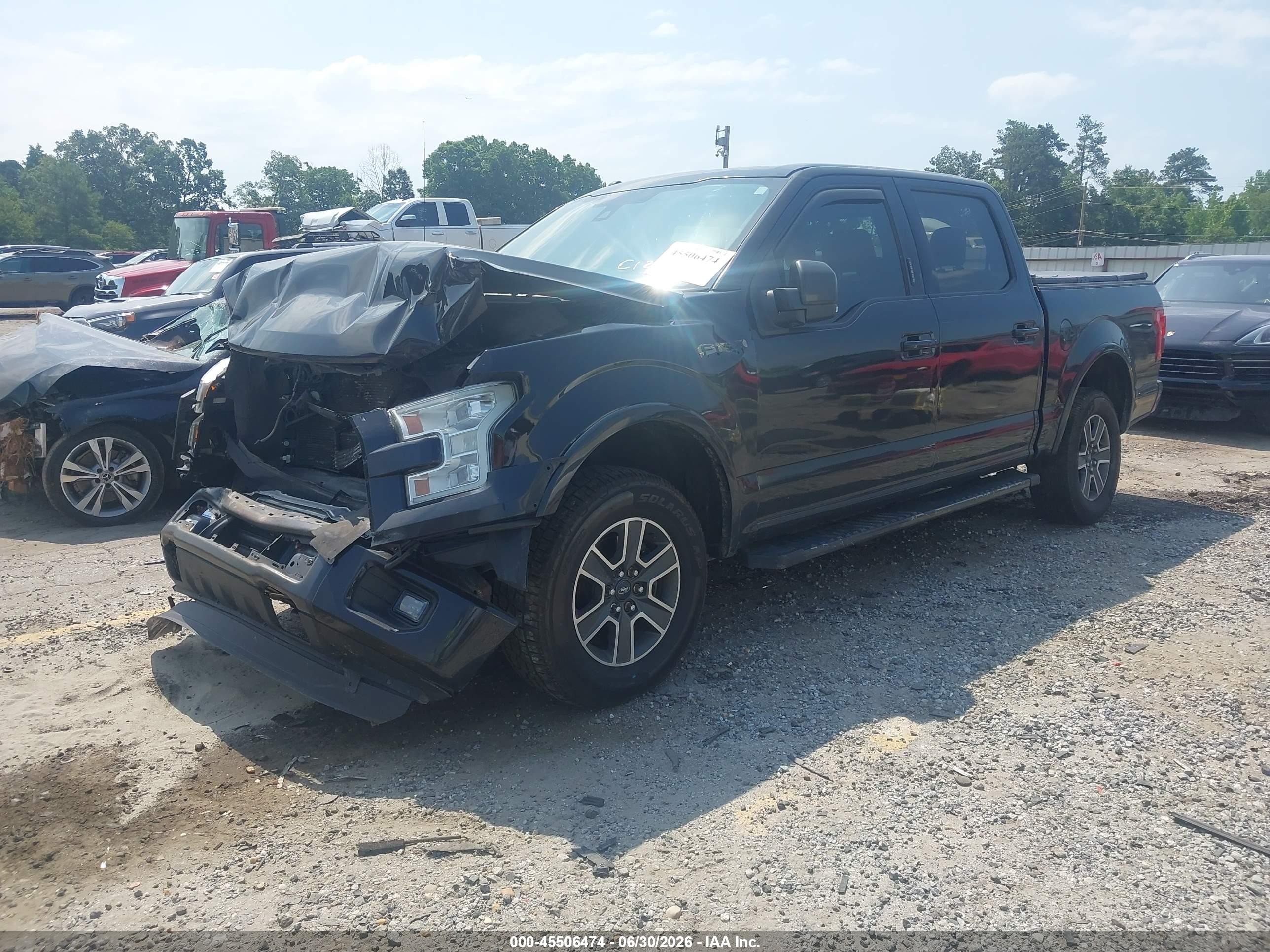 2015 Ford F-150 Lariat Black vin: 1FTEW1EG4FFC12633