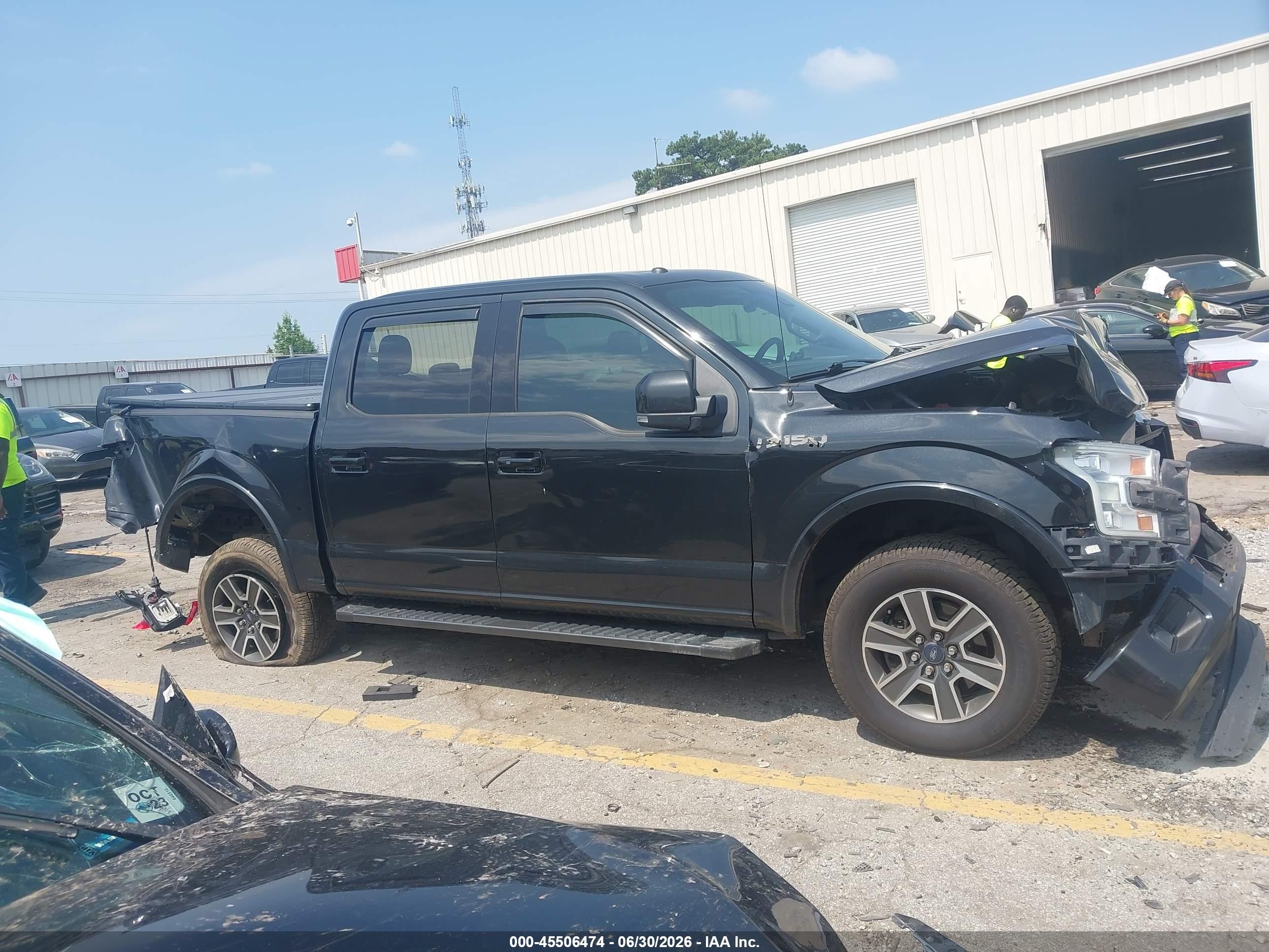 2015 Ford F-150 Lariat Black vin: 1FTEW1EG4FFC12633