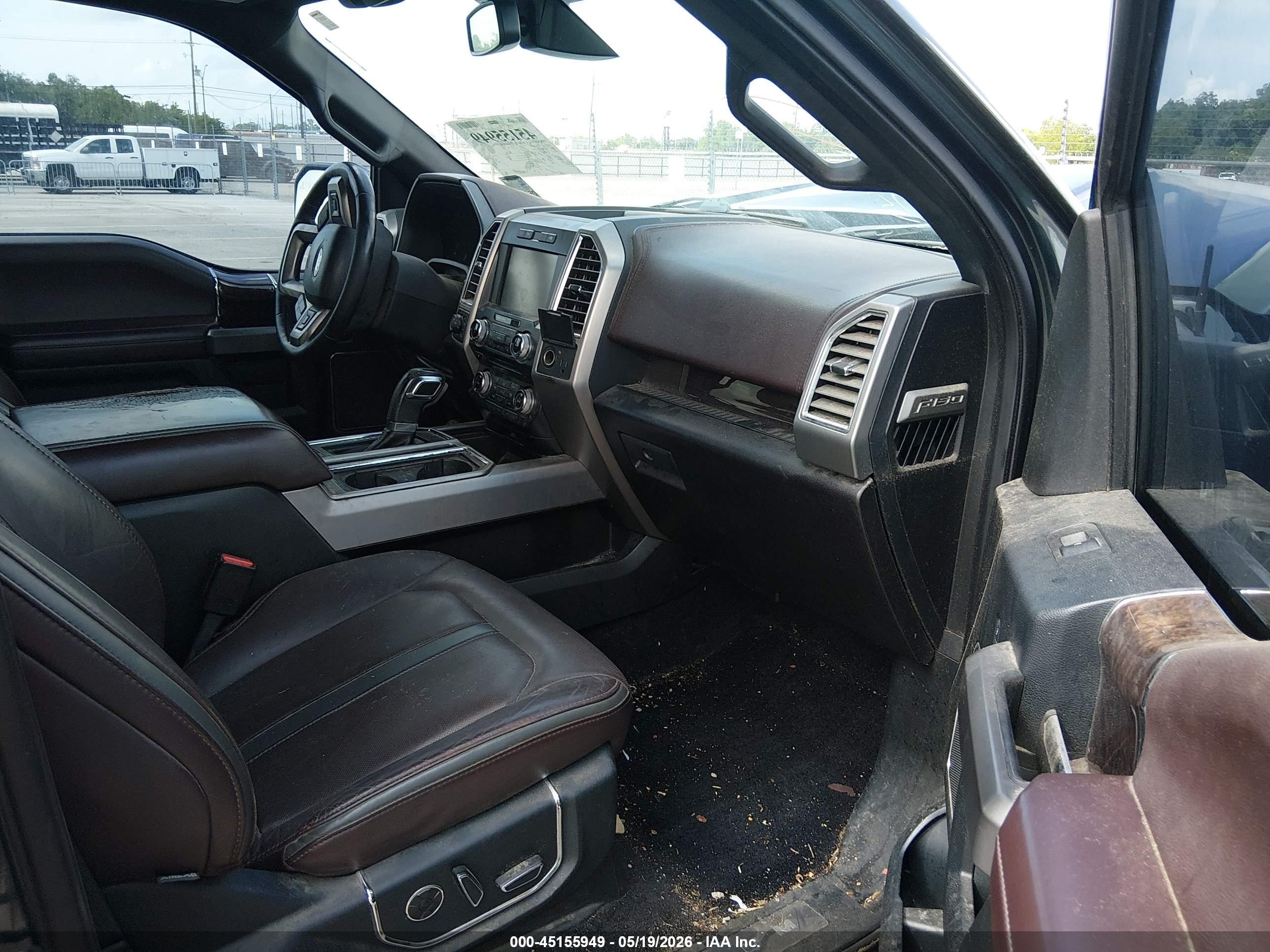 2015 Ford F-150 Platinum Зеленый vin: 1FTEW1EG4FFC19405