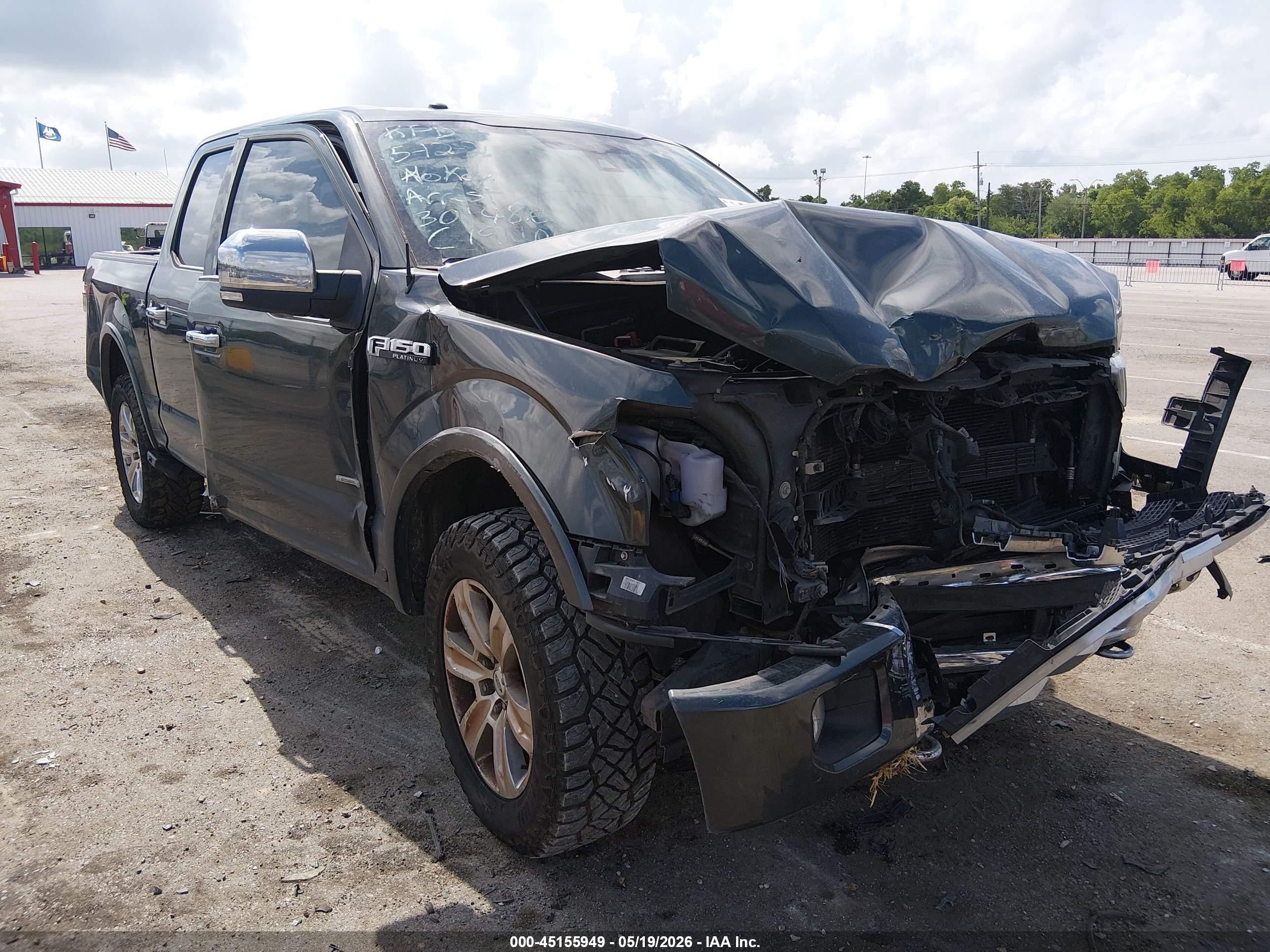 2015 Ford F-150 Platinum Green vin: 1FTEW1EG4FFC19405