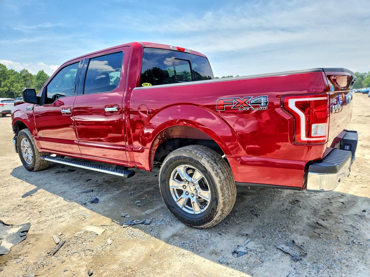 2017 Ford F150 Supercrew Бордовый vin: 1FTEW1EG4HFC57431
