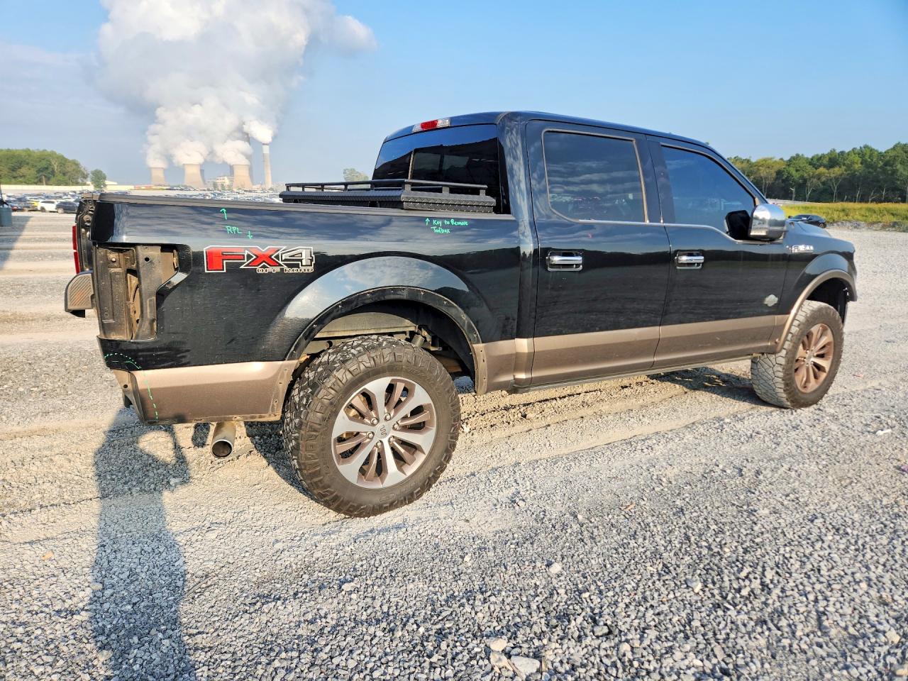 2018 Ford F150 Supercrew Black vin: 1FTEW1EG4JFB62759