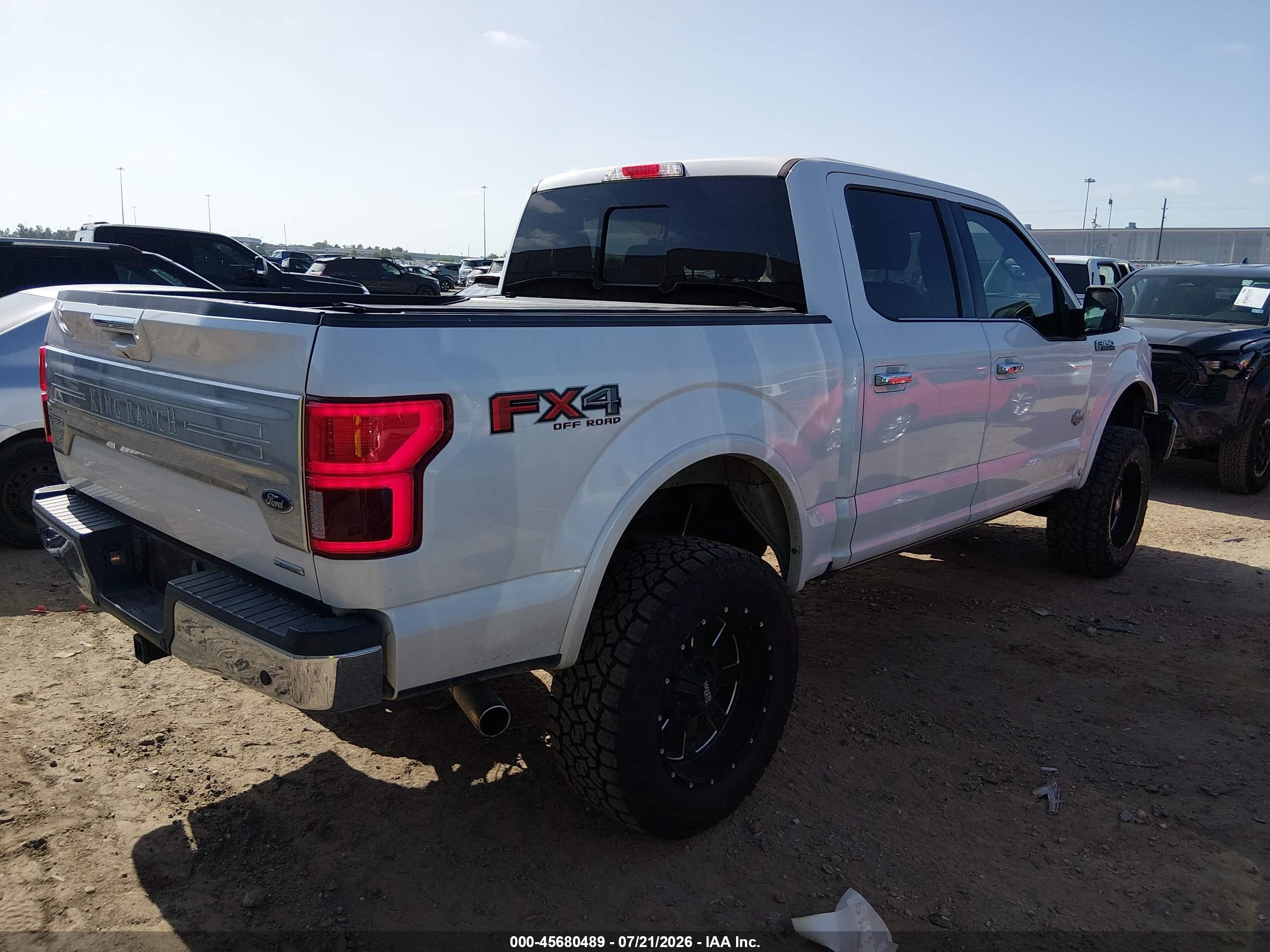 2018 Ford F-150 King Ranch White vin: 1FTEW1EG4JFD51945