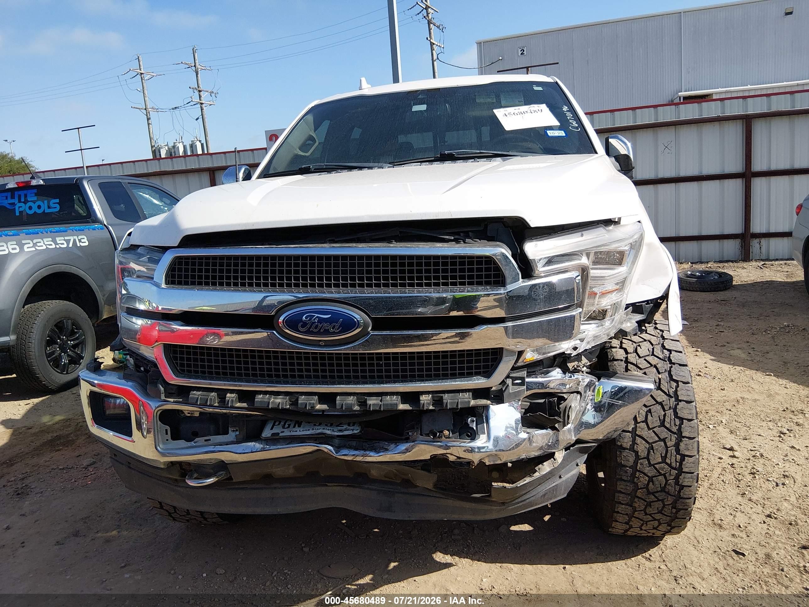 2018 Ford F-150 King Ranch White vin: 1FTEW1EG4JFD51945