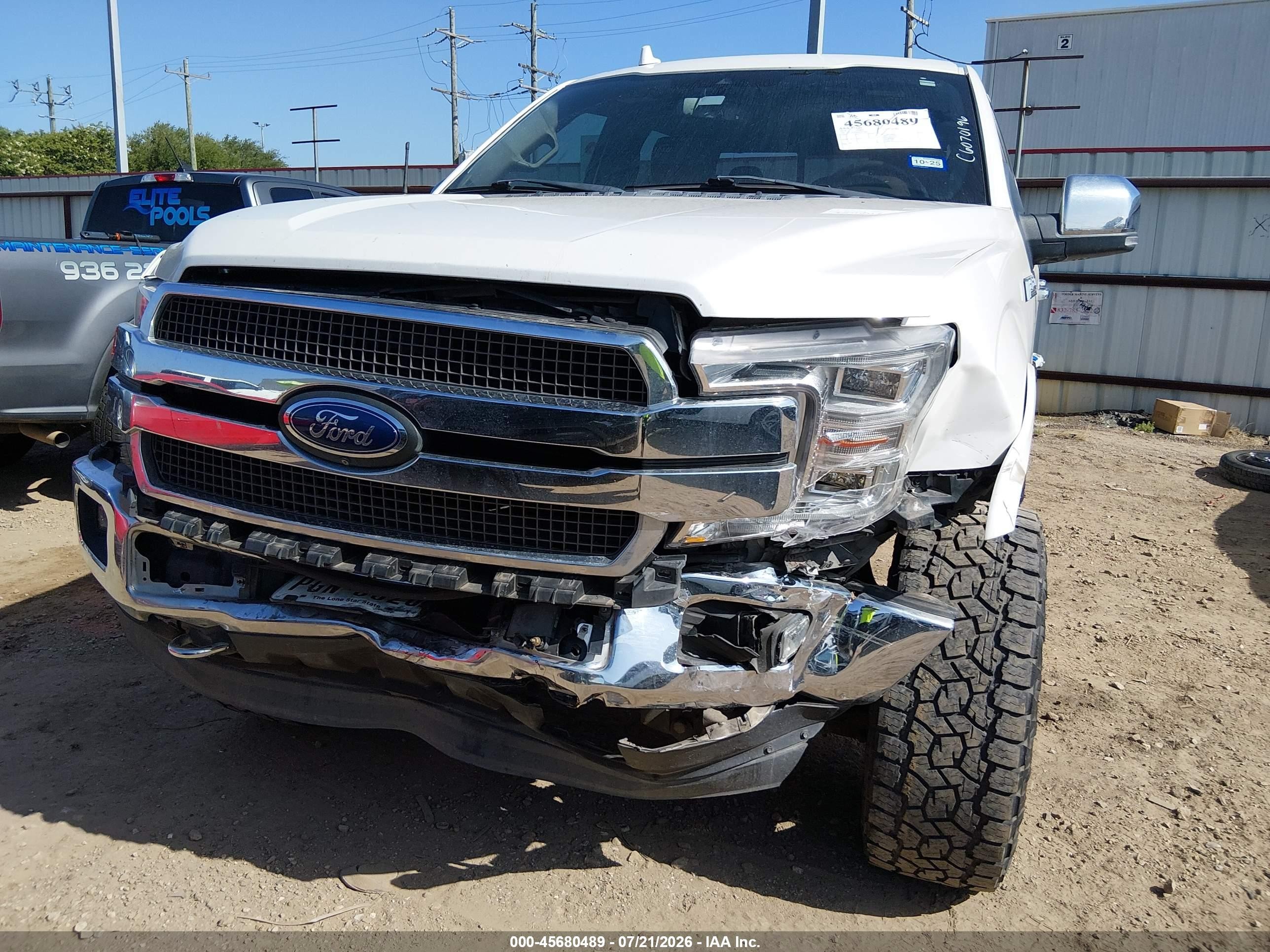 2018 Ford F-150 King Ranch White vin: 1FTEW1EG4JFD51945